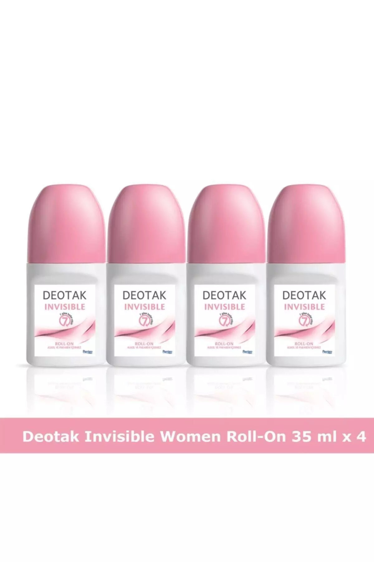 Invisible Roll-on Deodorant 35 ml X 4
