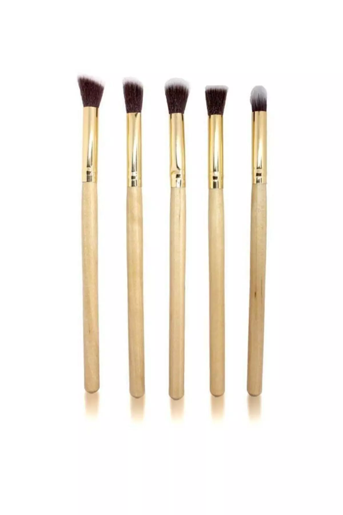 5 Pieces of Makeup Brush Light Brown Color
