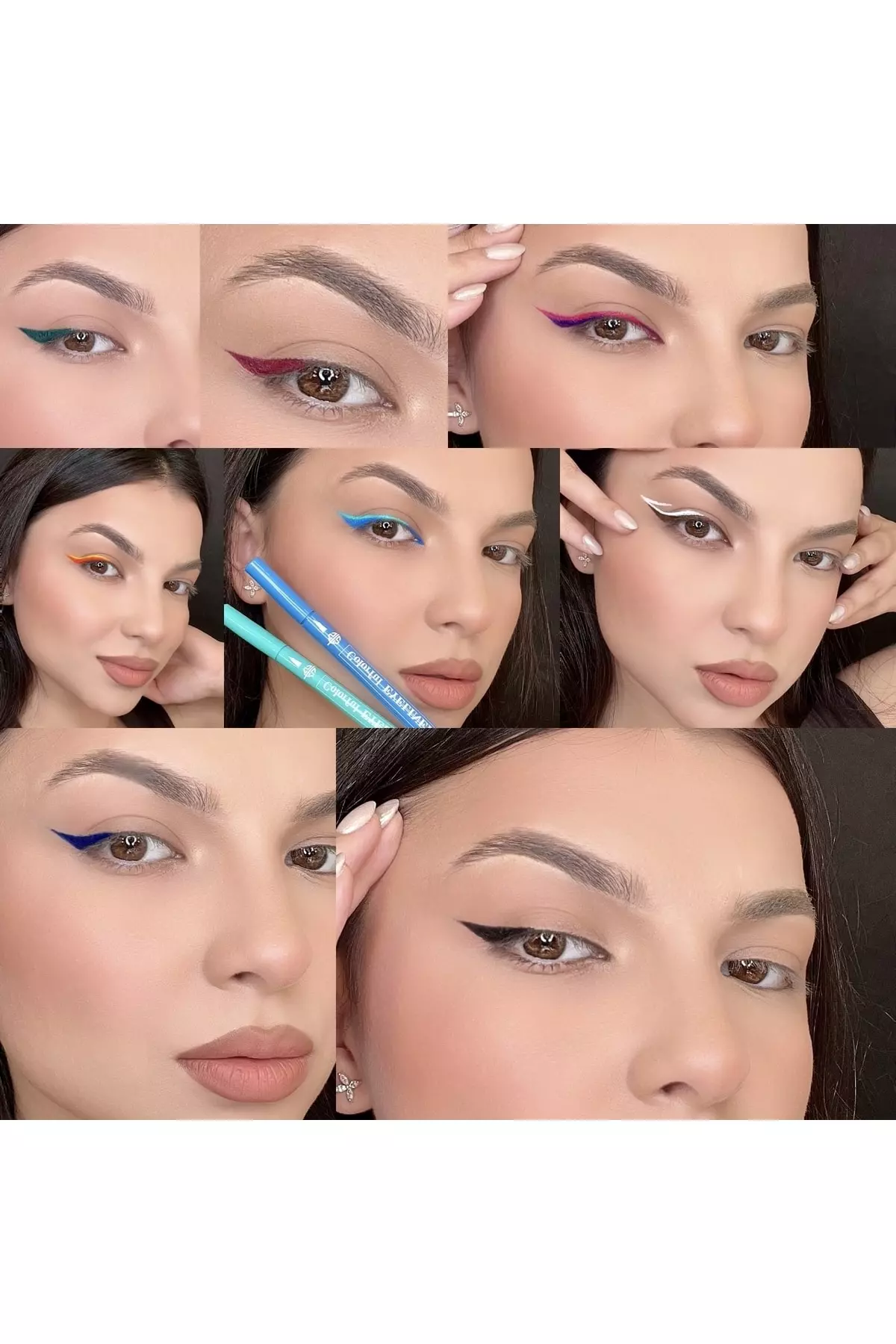 12 Color Pen Eyeliner Set