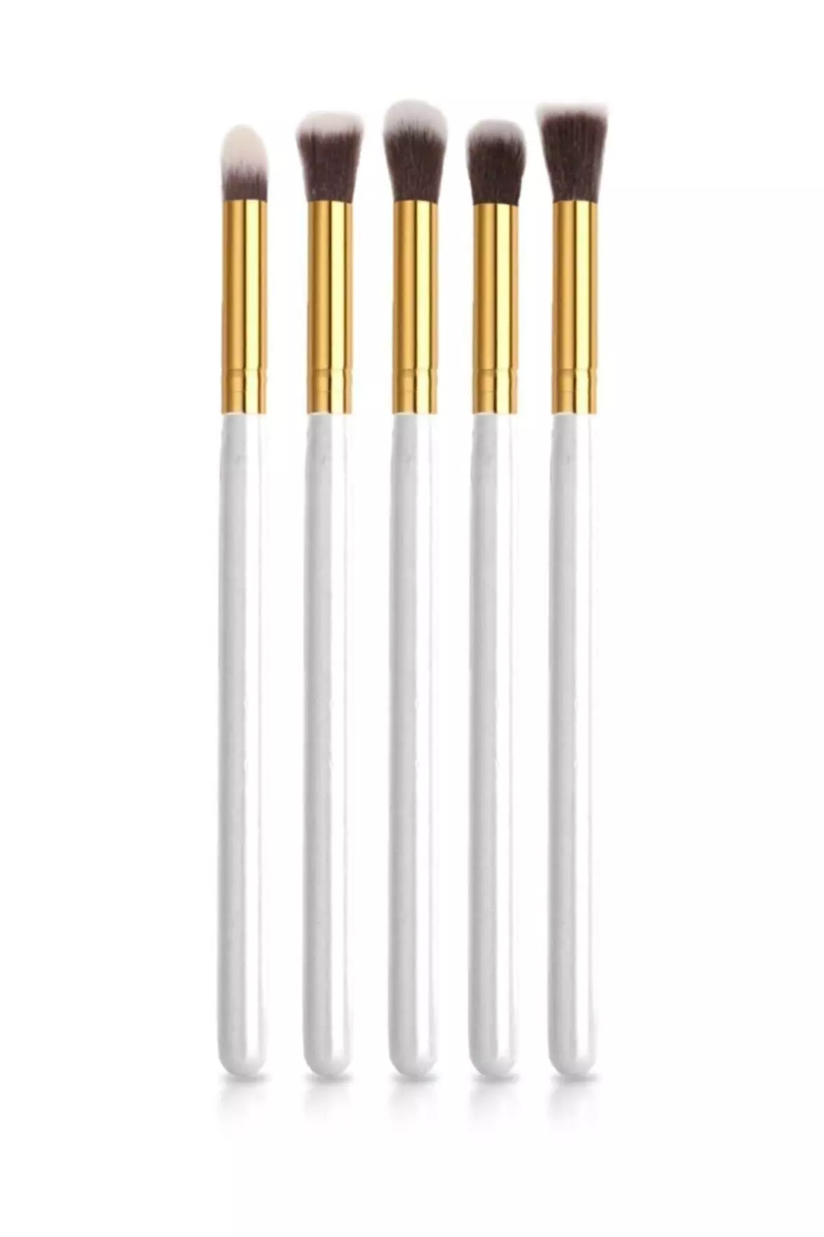 White Color 5 Pieces Makeup Brush