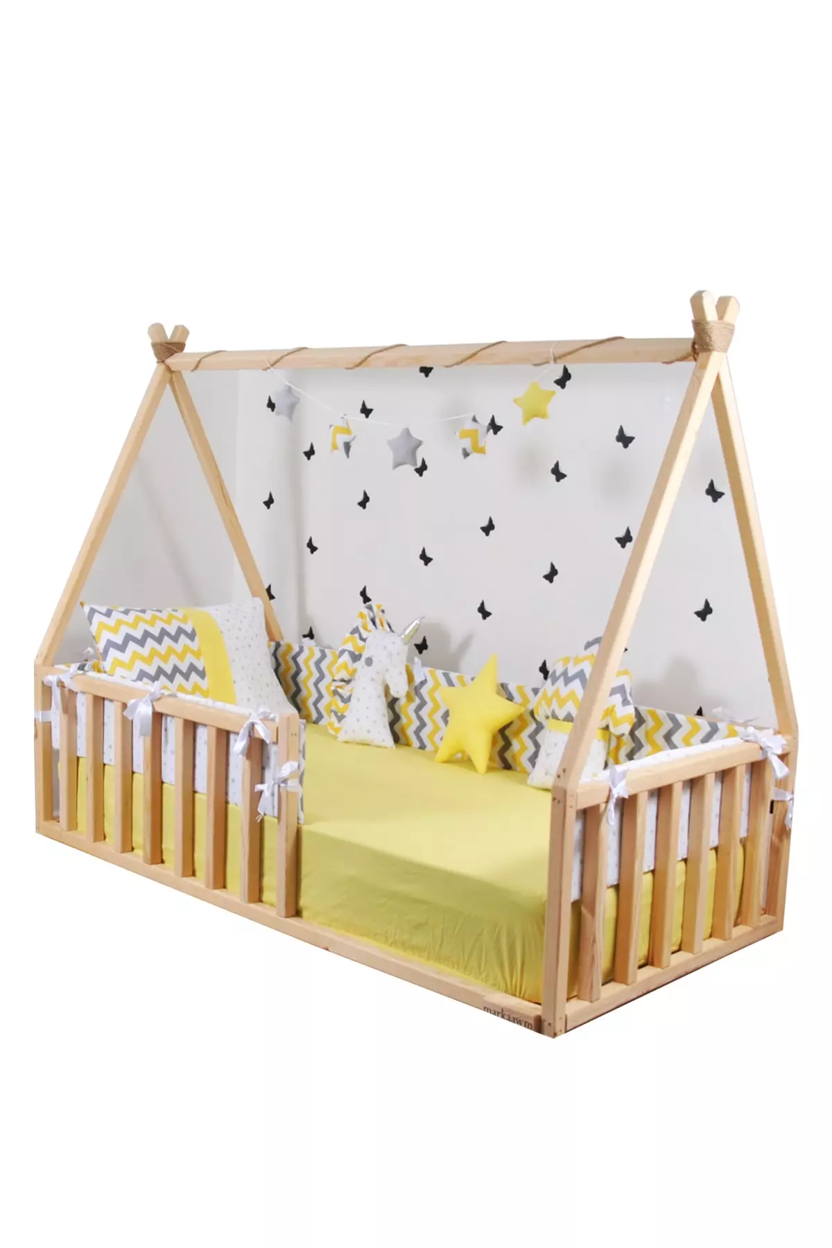 Zero Floor Montessori Bed Wooden Bedstead