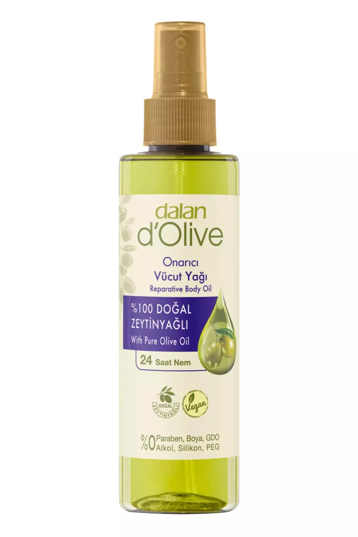 Repairing Body Oil 200 ml 100% Olive Oil