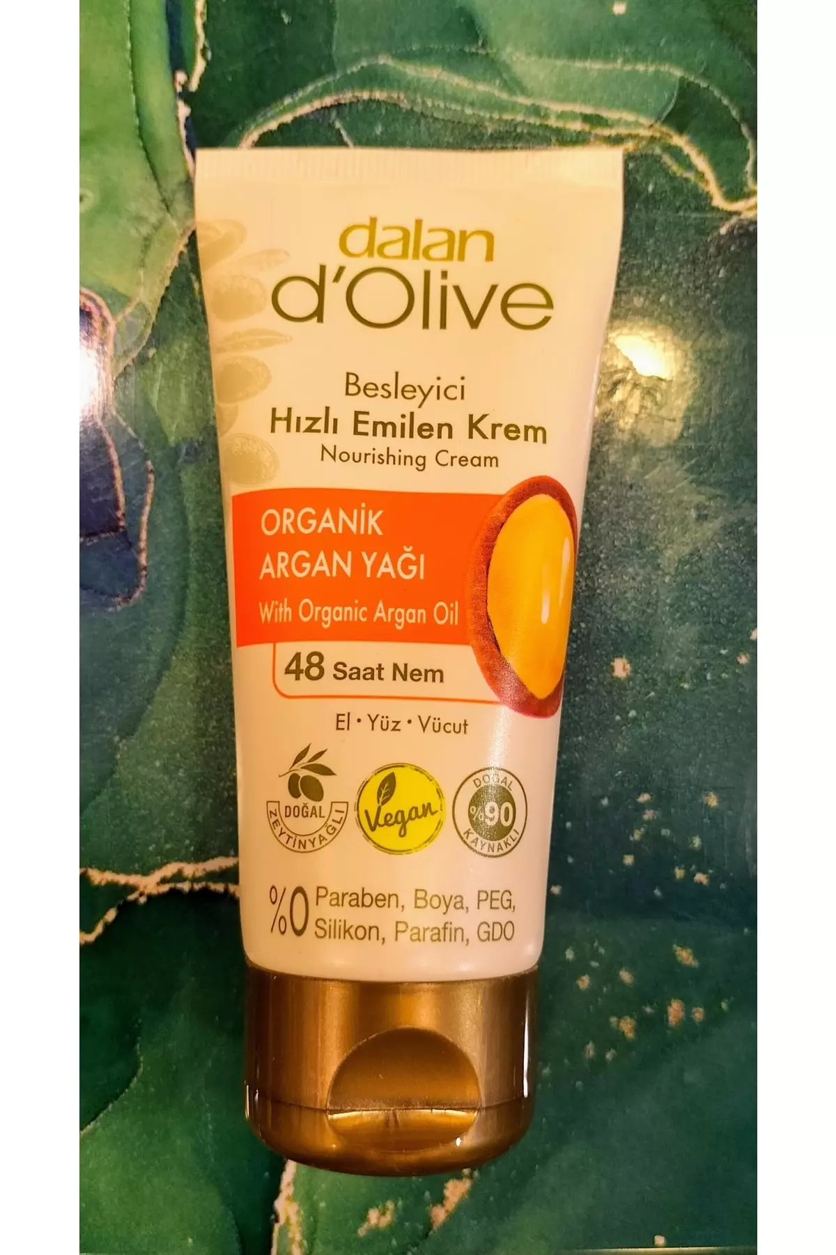 D'olive Organic Argan Oil Body Cream 60 Ml