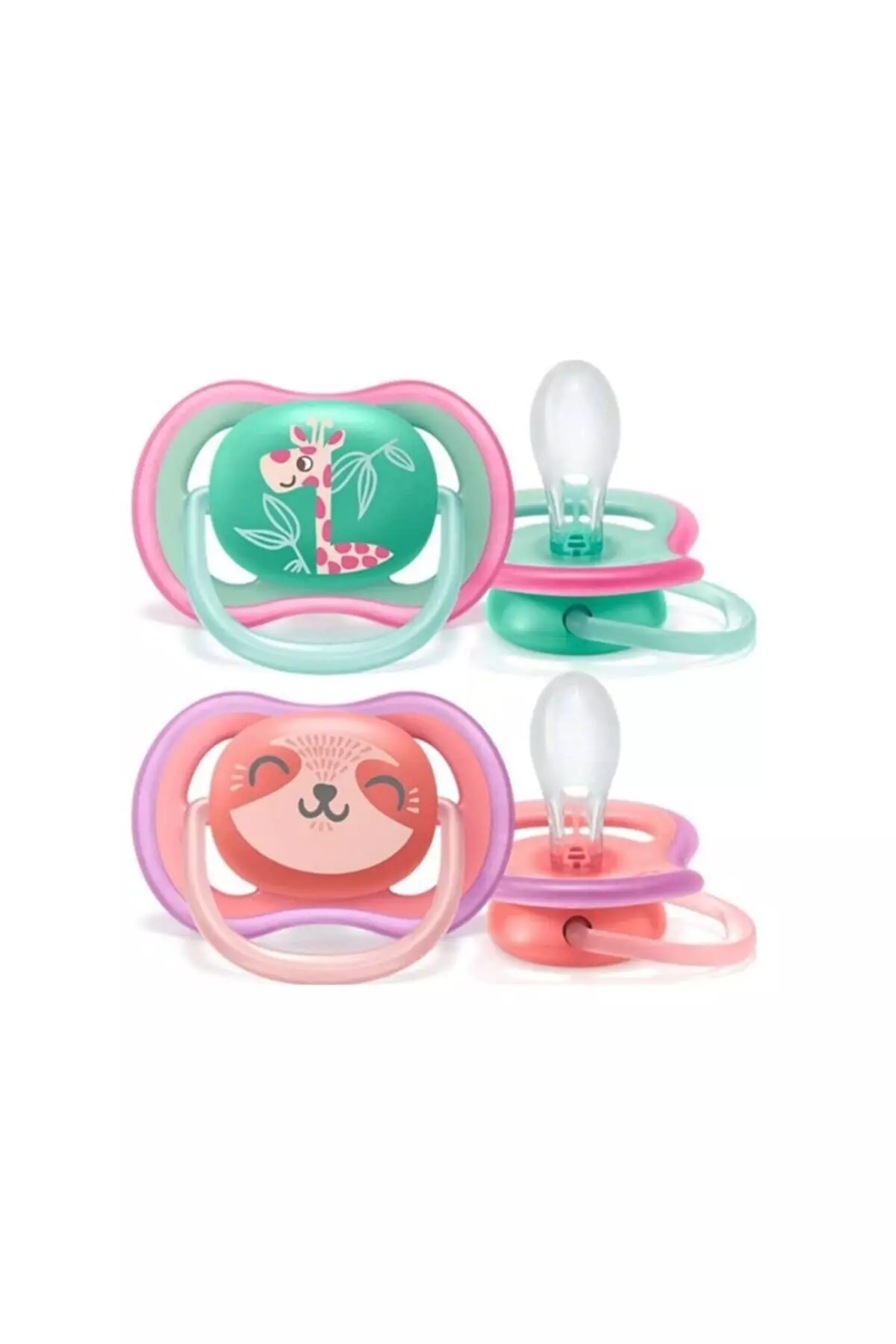 Philips Scf349/12 Ultra Air 2-Pack Silicone Pacifier 18+ Months