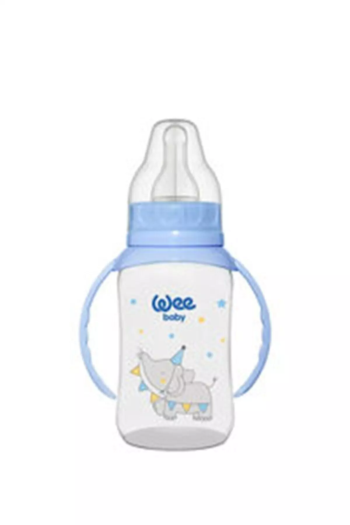 Classic Handle Blue PP Bottle 6-18 Months 150 ml