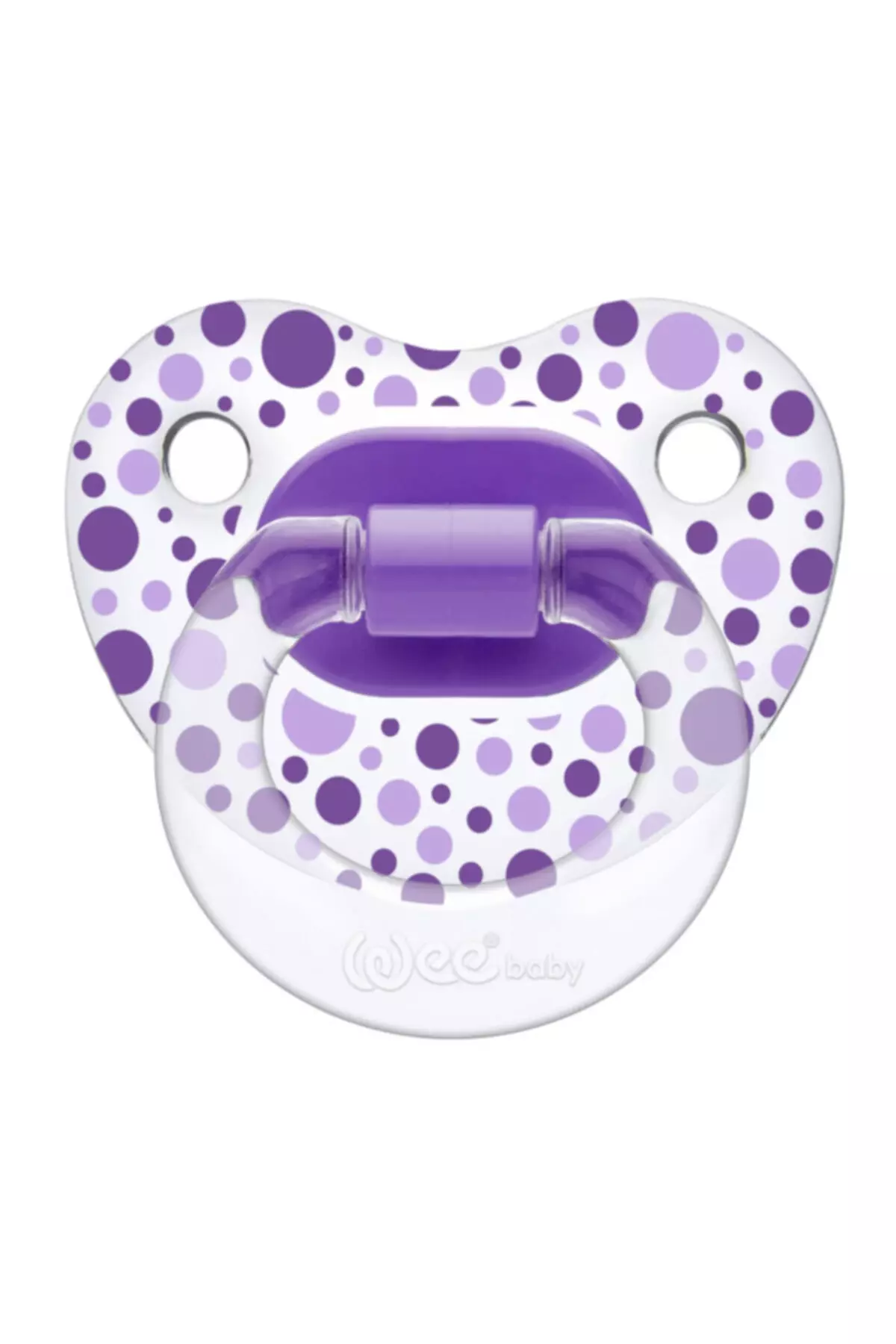 837 Transparent Patterned Pacifier No:2