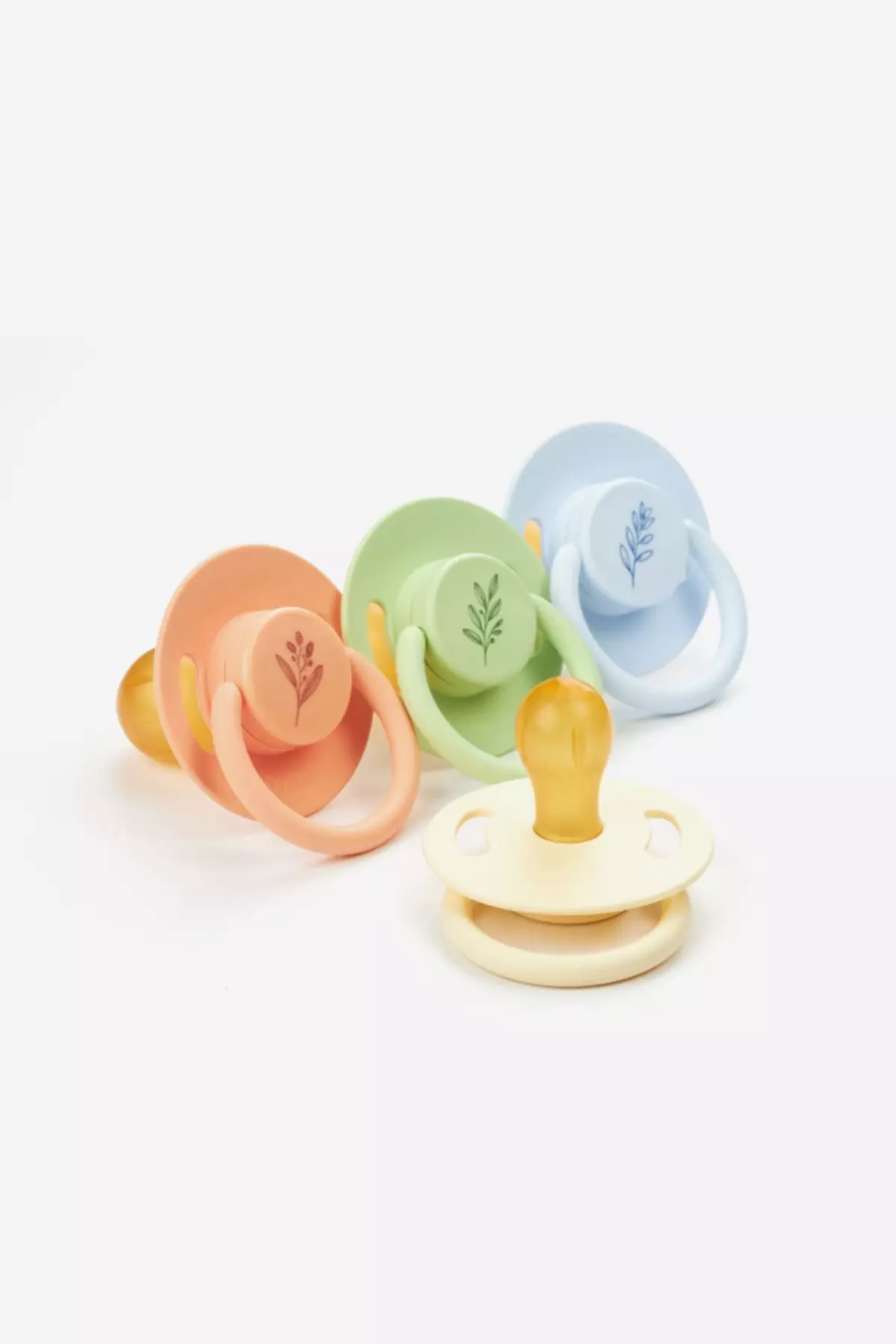 Pure Rubber Pacifier No: 1 - 0-6 Months 698-green