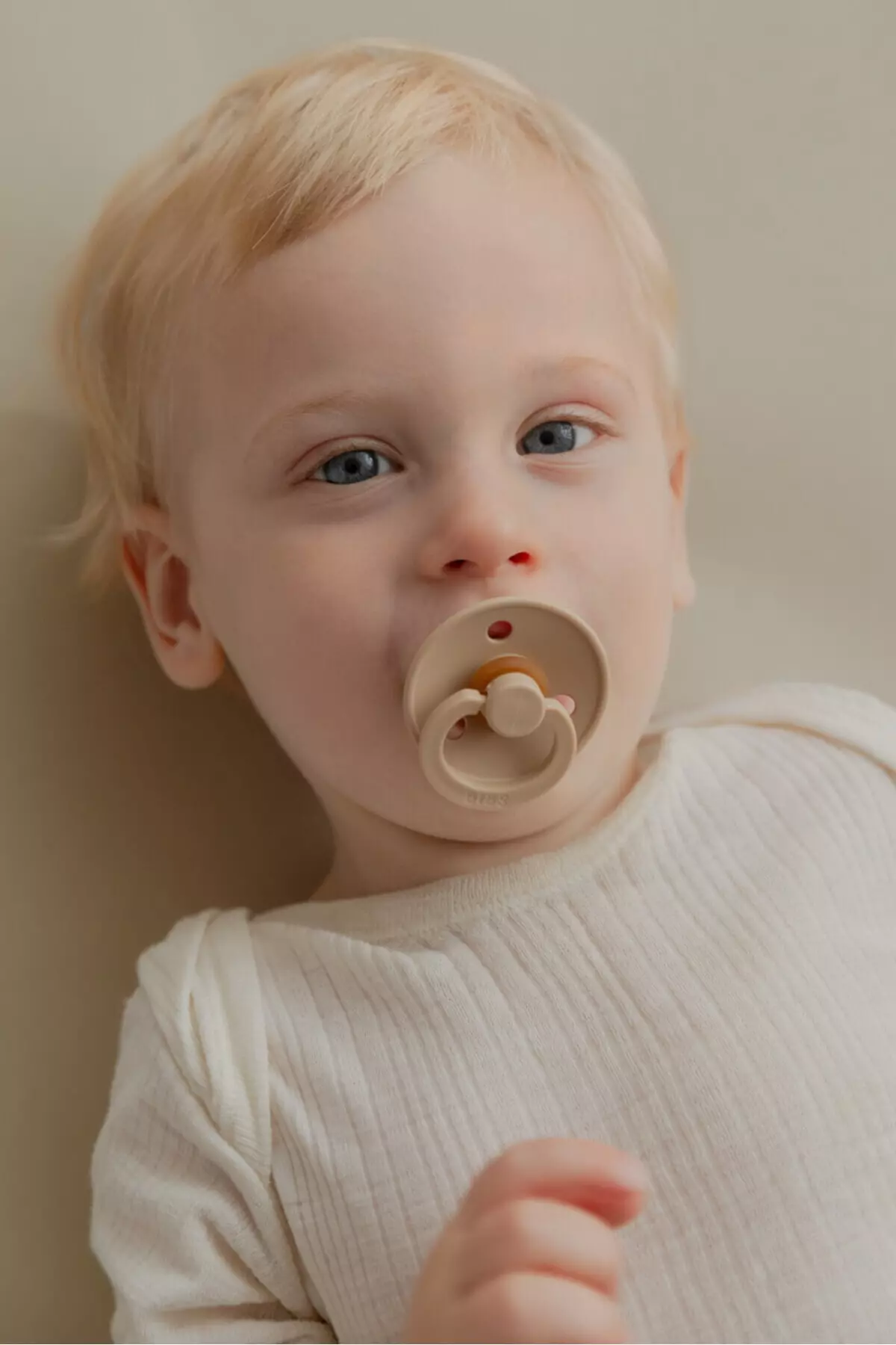 Colour Symmetric Rubber Pacifier-vanilla 6