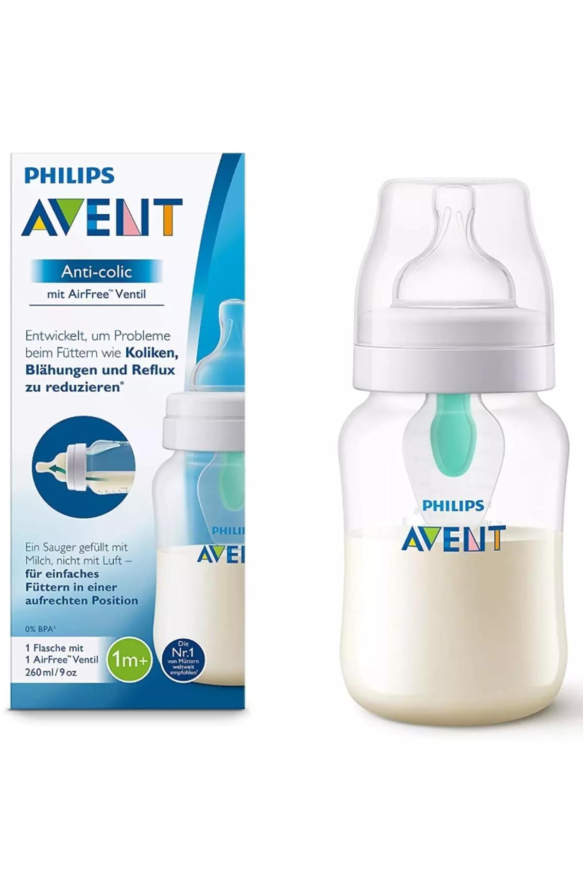 Anti-colic PP Slow Flow Bottle 260 ml
