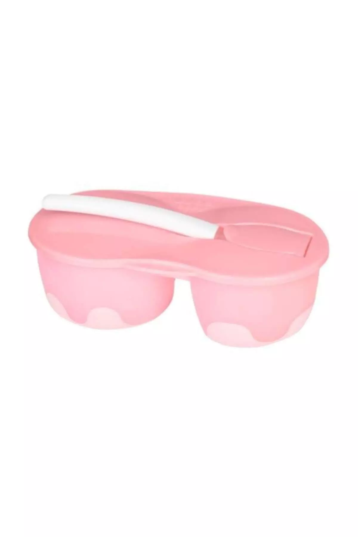 886 2-Compartment Feeding Bowl Set - Pink