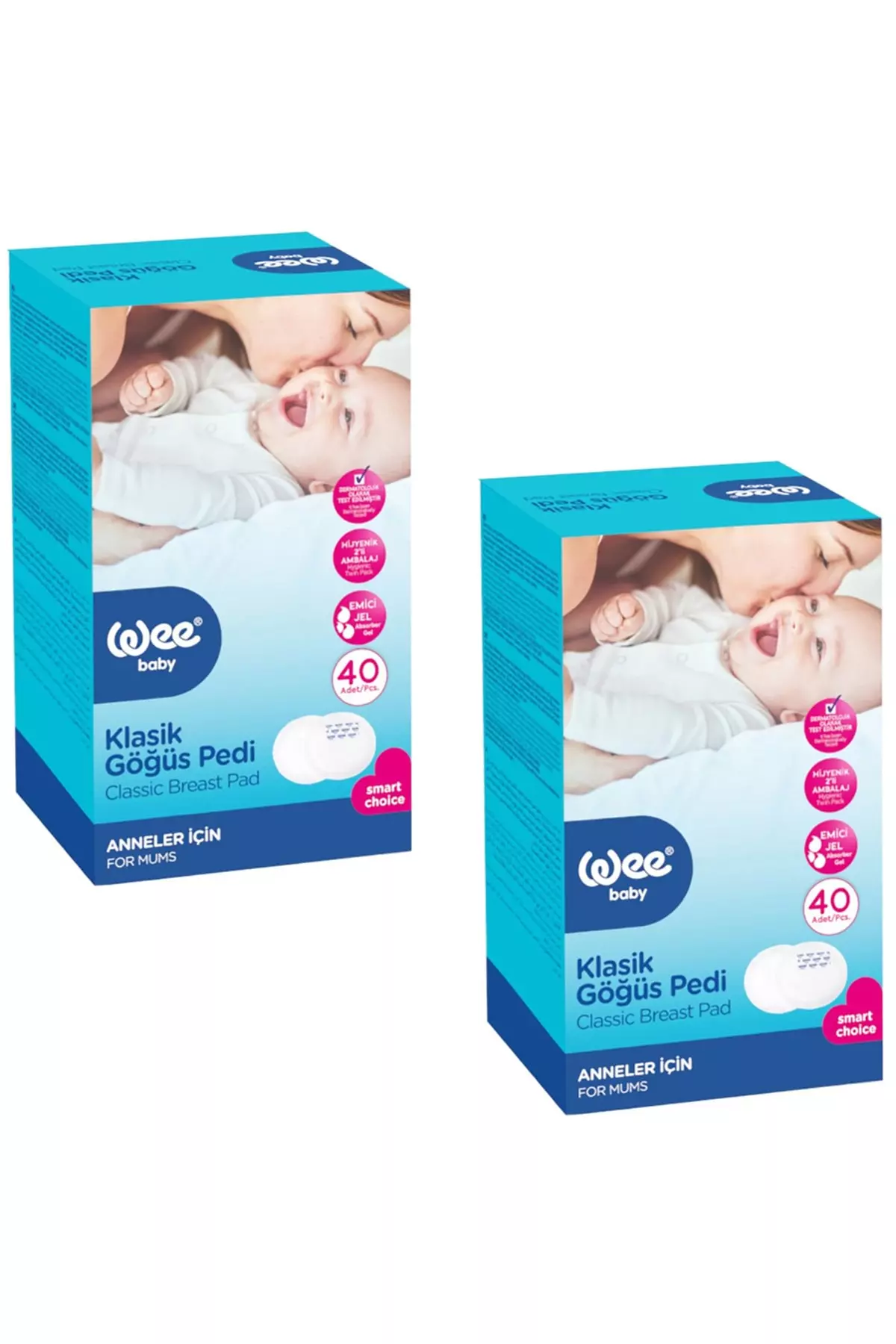 Classic Chest Pad 40 Pieces 2 Pack
