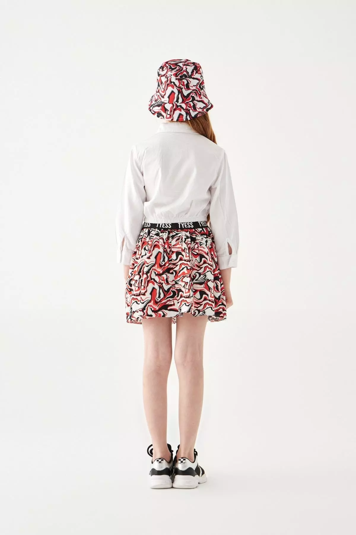 Girl Child Patterned Skirt 22pfwtj4302