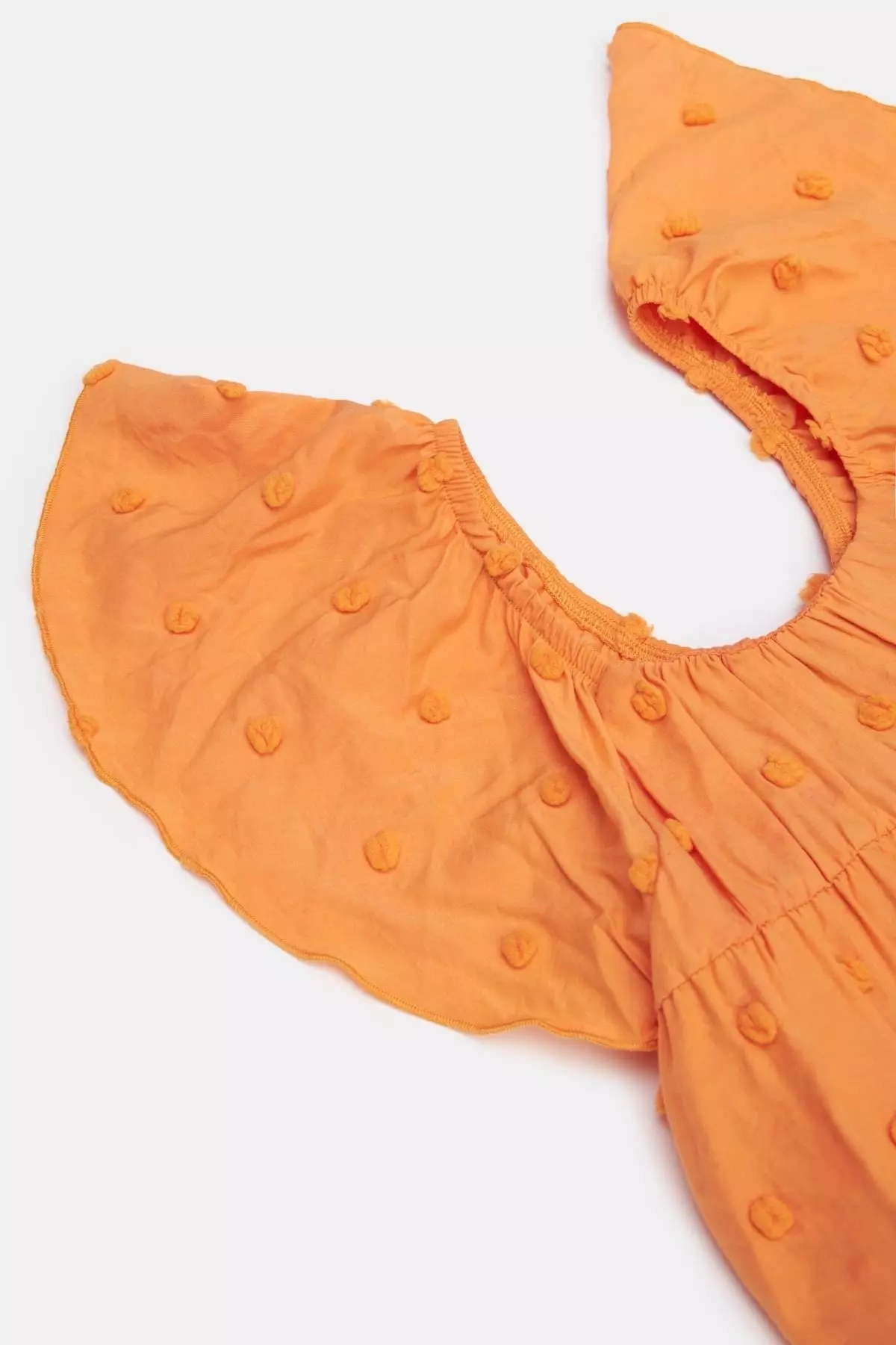 Girl Child Orange Dress 23ss0tj4906