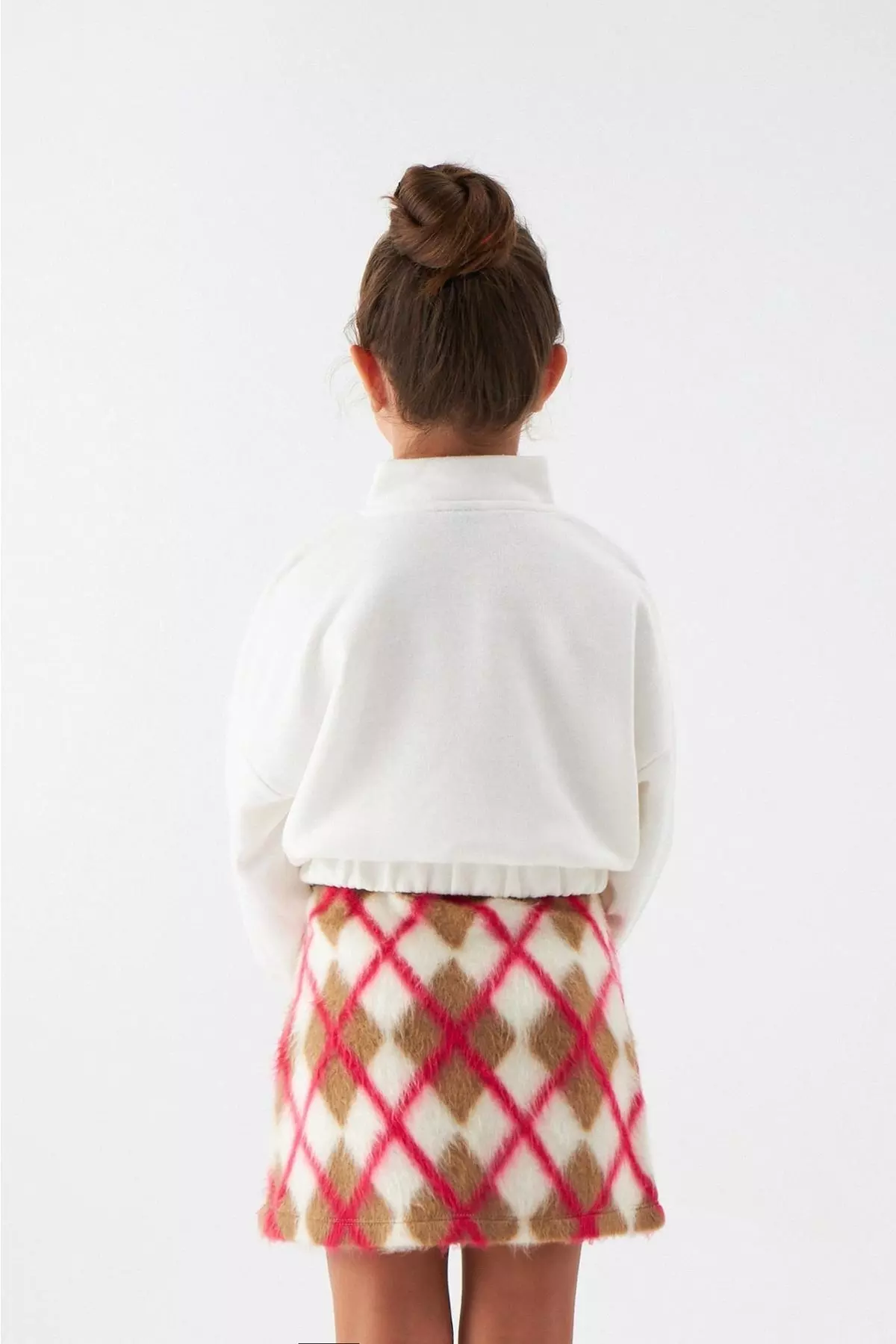 Girl Child Ecru Sweatshirt 22fw1tj4439