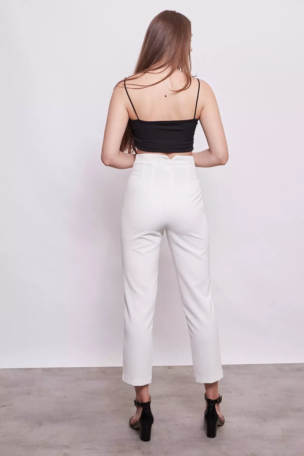 Women's High Waist Comfort Fit Carrot Pants
