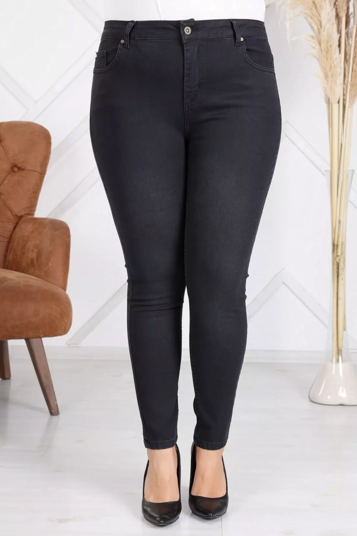 Plus Size Denim Pants