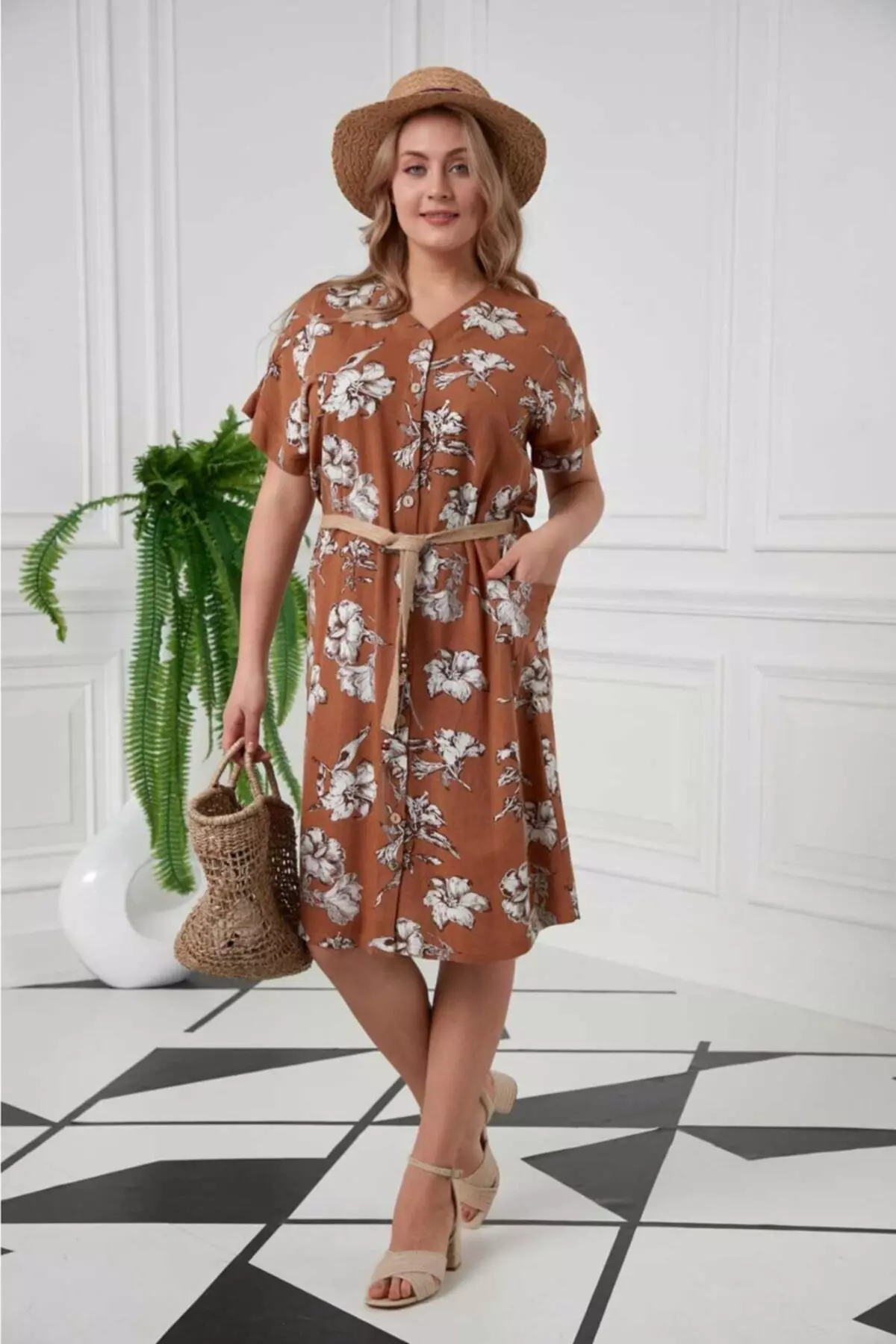 Plus Size Shirt Dress