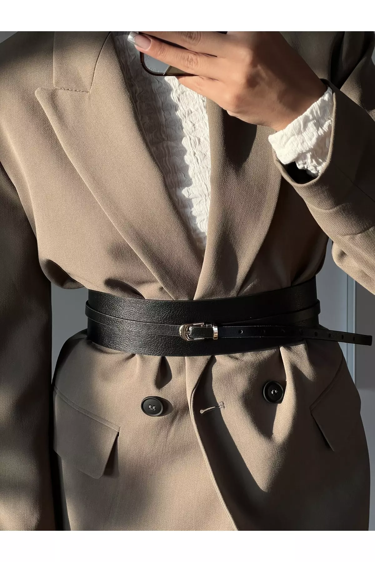 Pre-tied Long Waist Belt