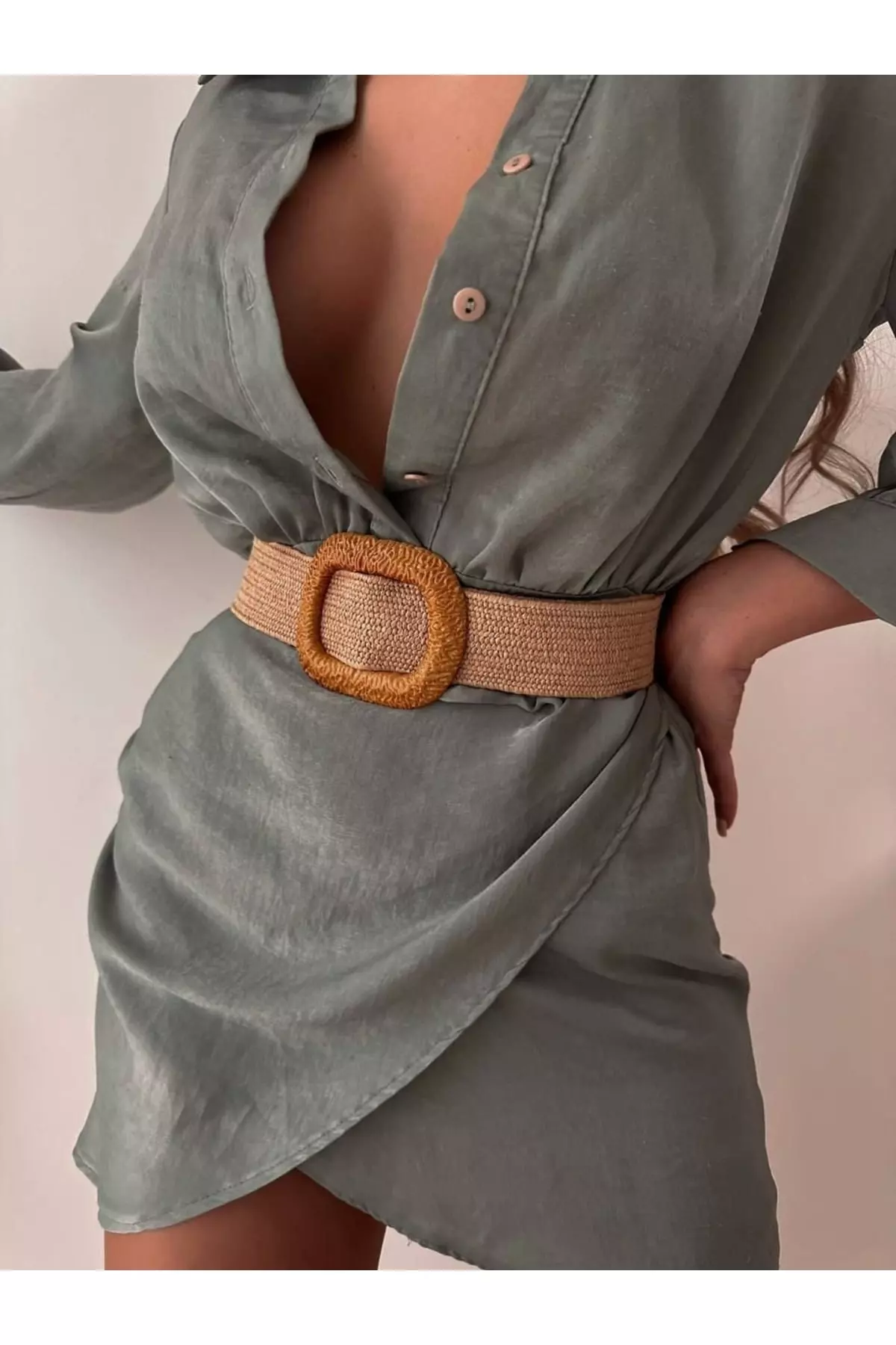 Women's Elastic Knitted Belt