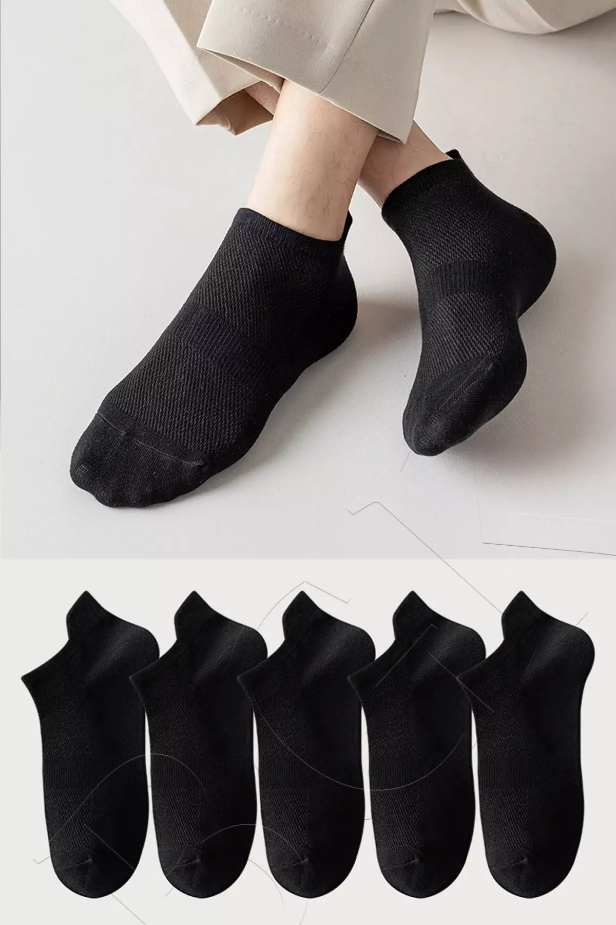 Unisex Sports Socks Colorful 5 Pack