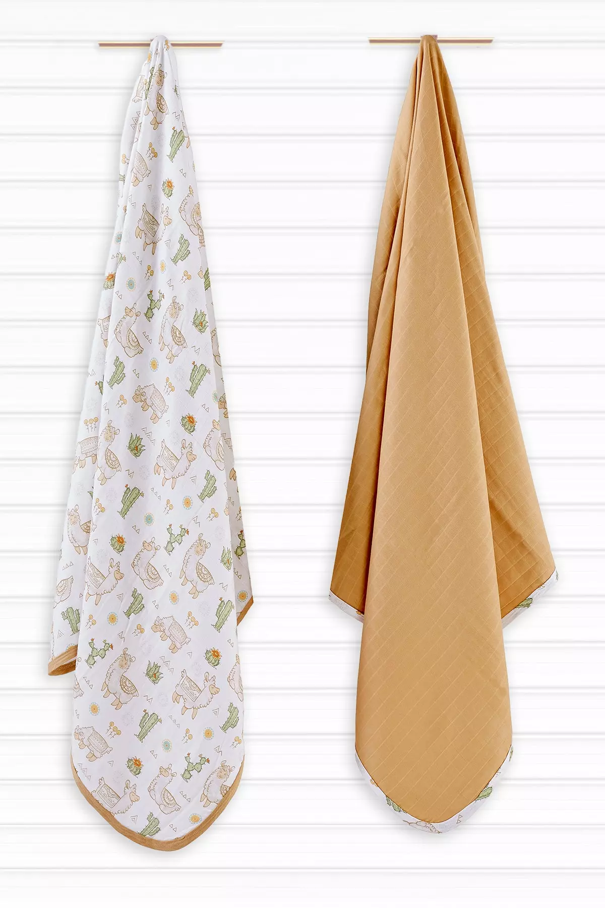 Lama Bambu - Cotton Muslin Cover 110x110 - 2 Pieces