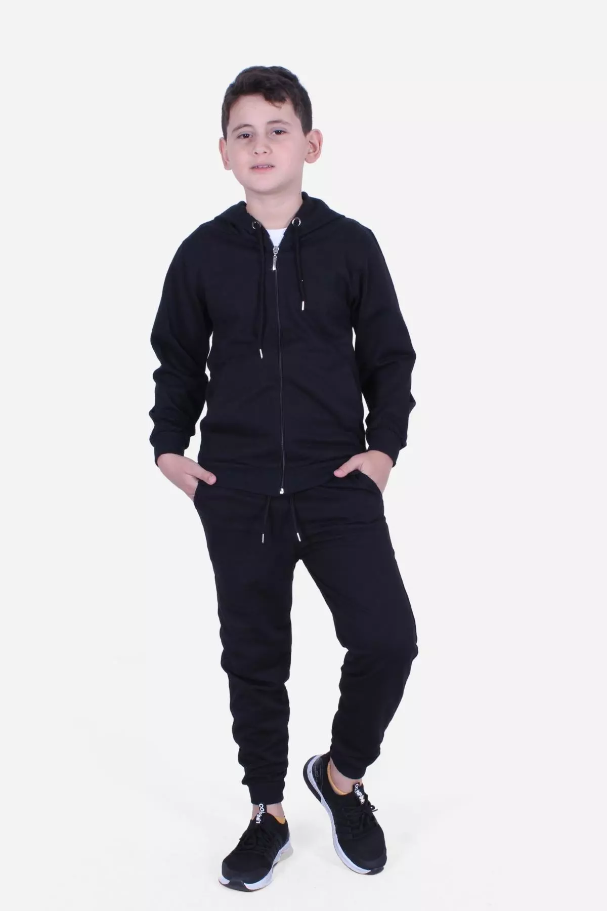 ZIPPERED SET OF 3 BOYS' PAJAMAS