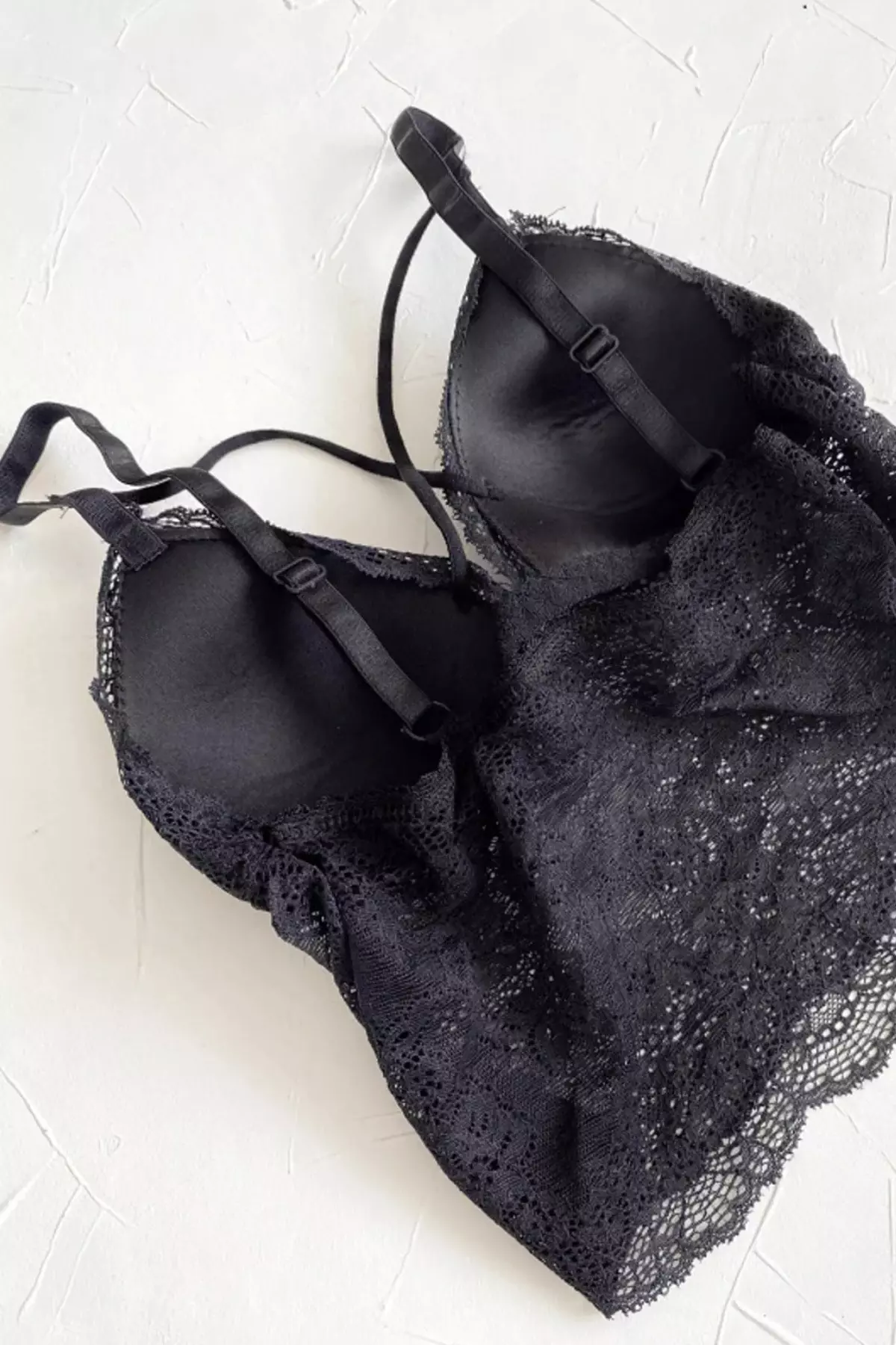 Satin Shorts with Lace Bralette Set