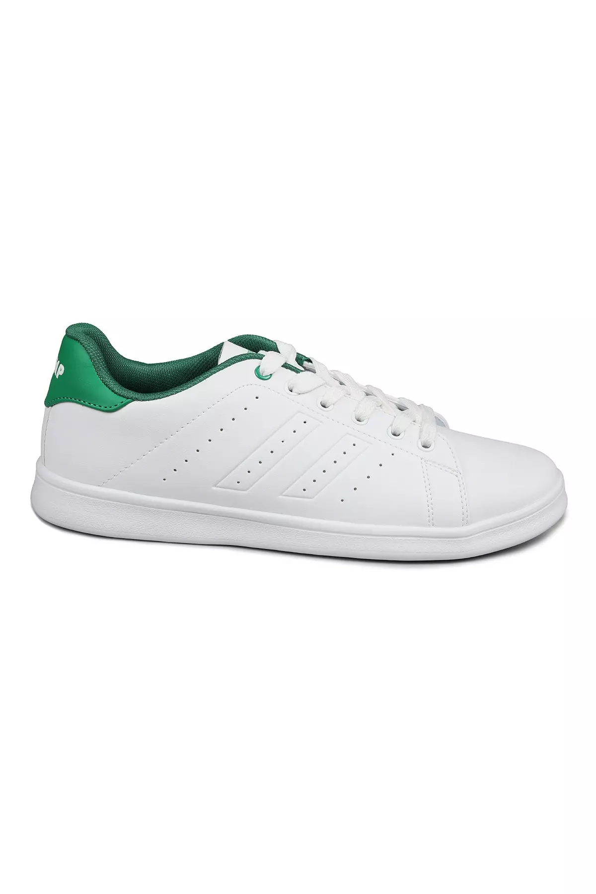 15307 White - Green Men's Sneaker Casual Sports Shoe