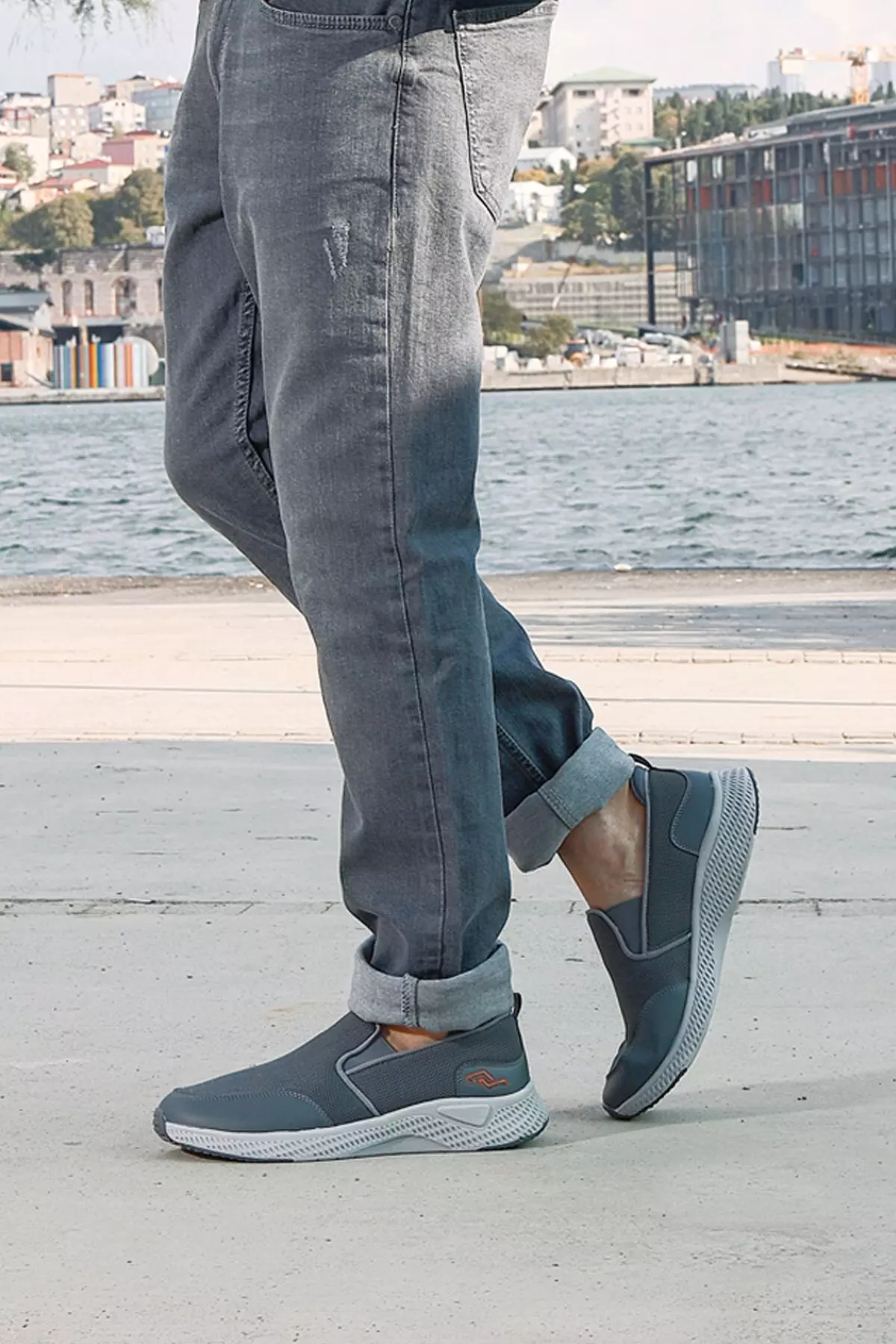 27361 Dark Gray Men's Sneaker Daily Sports Shoes