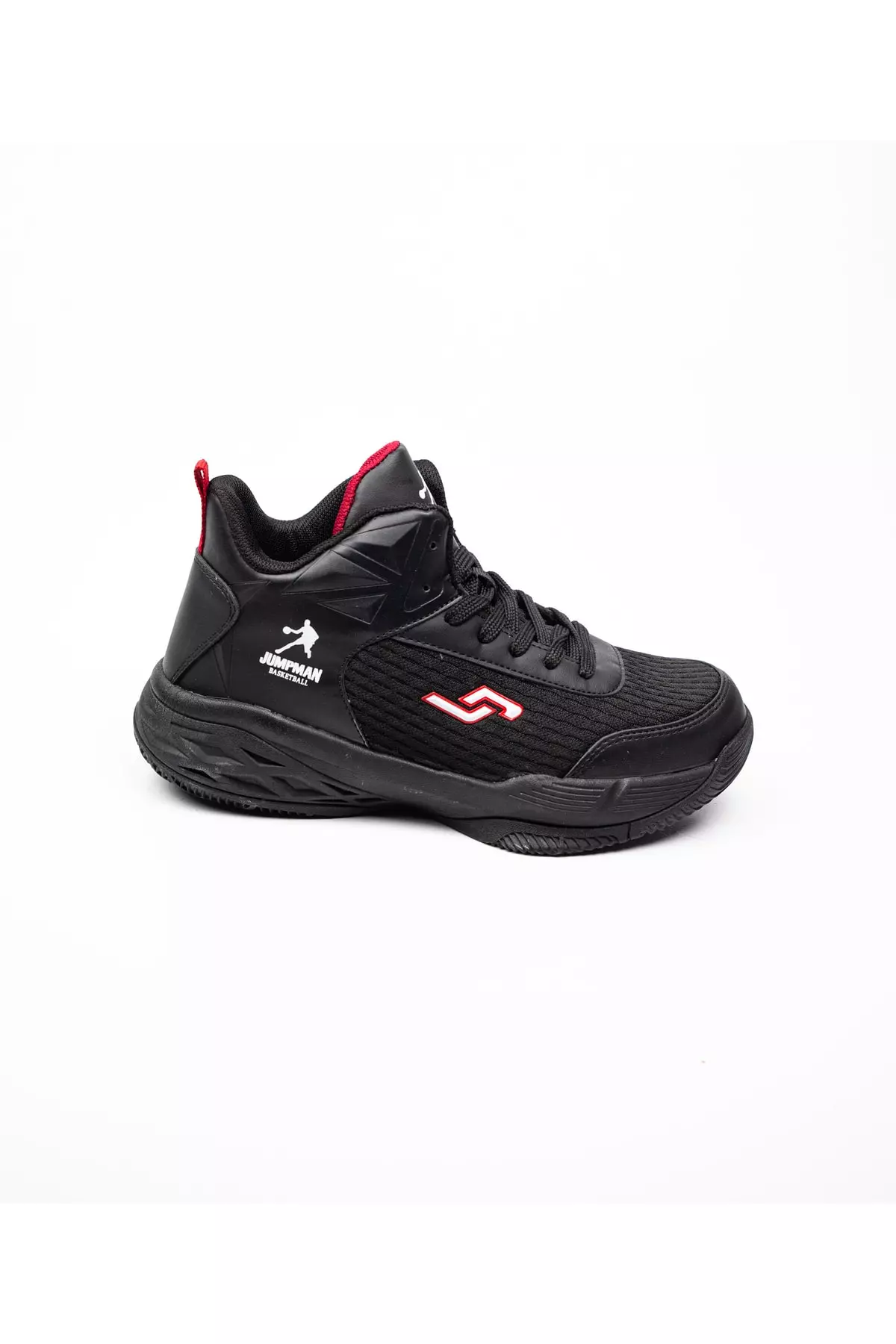 27986 Black Unisex Basketball Shoes
