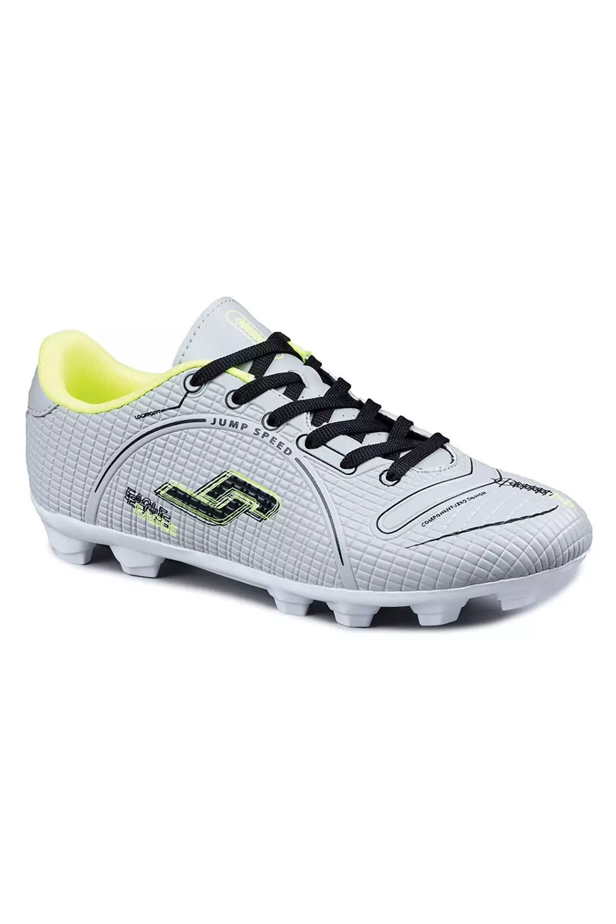 Ja128223121ft 28223 Open Gray/neon Green/navy Blue Football Shoes