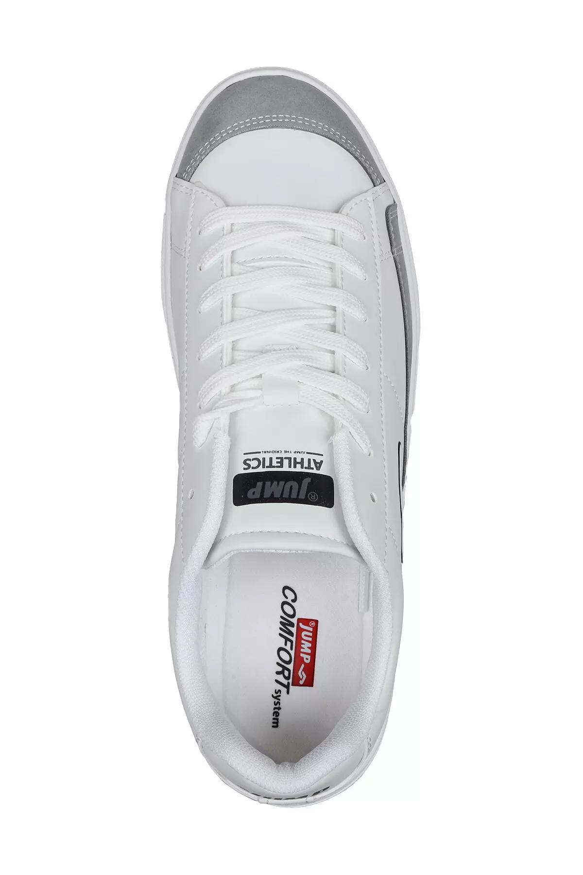 28167 White - Gray Men's Sneaker Daily Sports Shoes