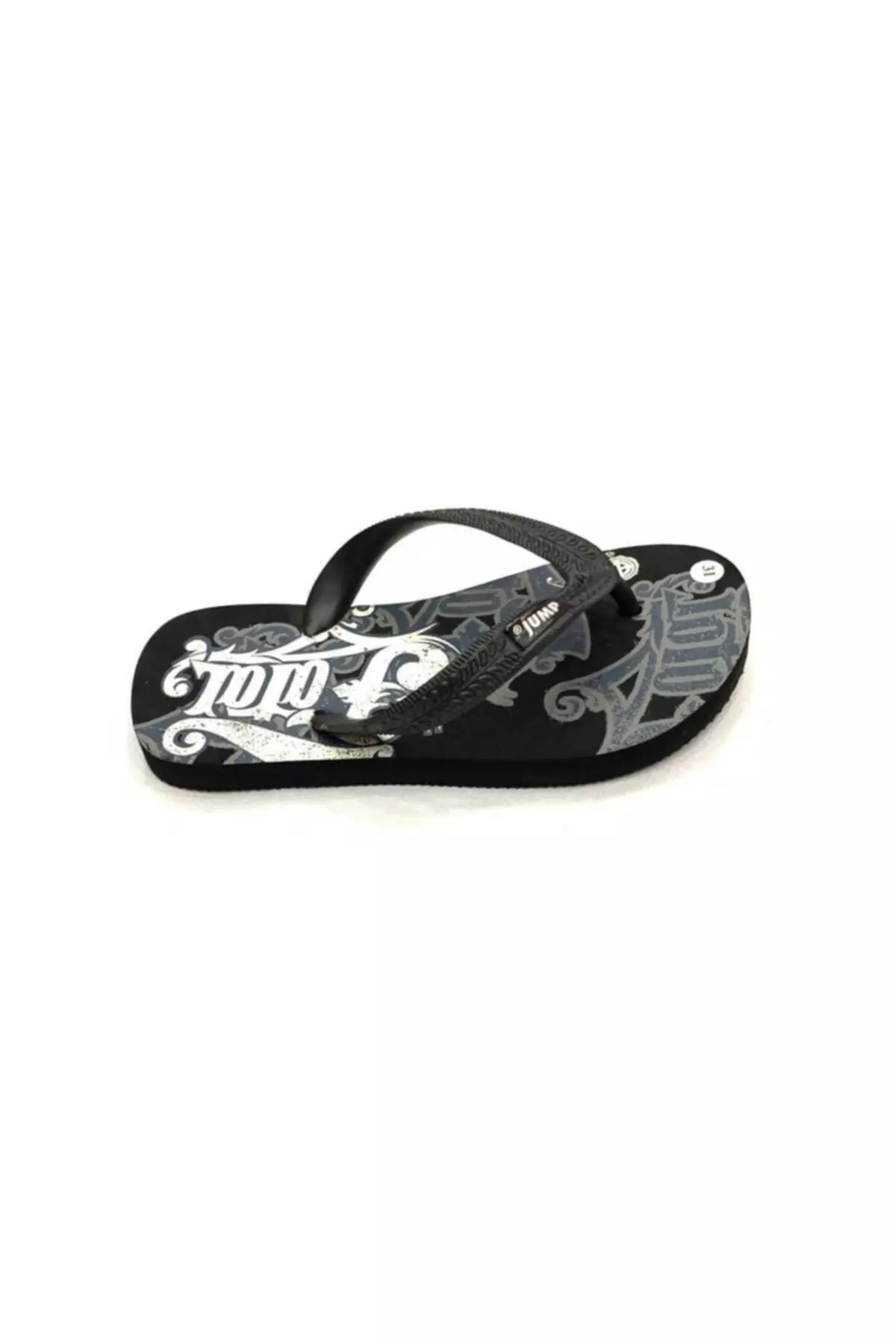 Unisex Children Black Slippers