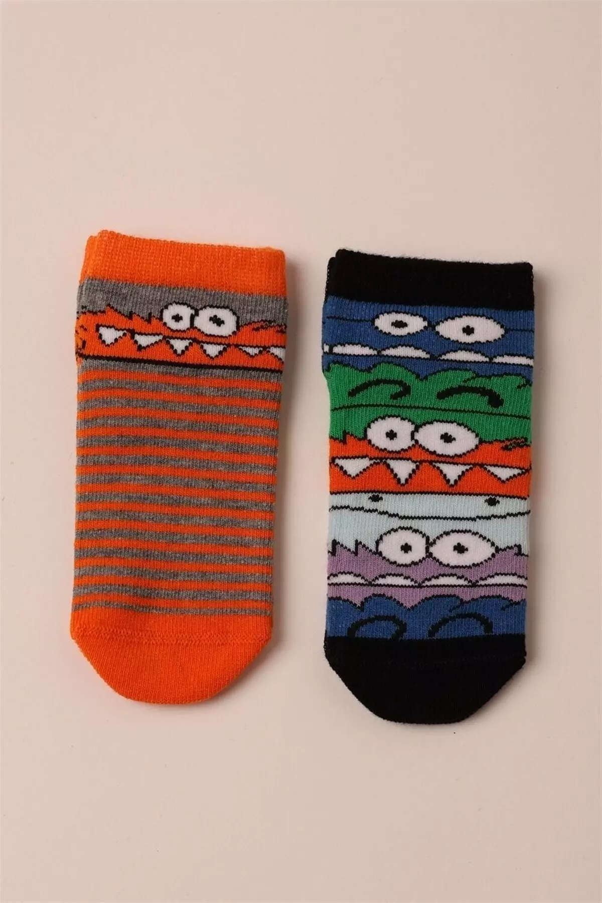 Monster 2-Piece Baby Socks