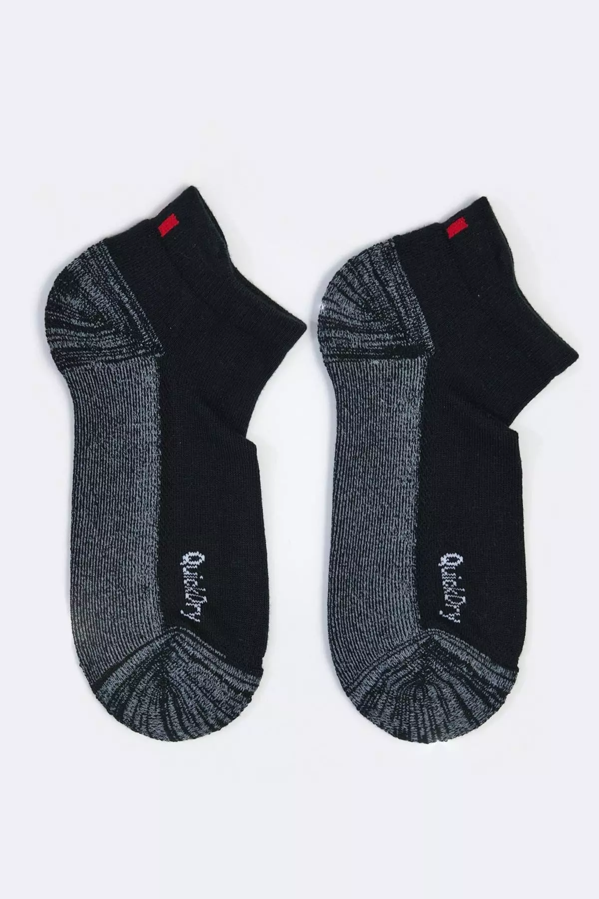 2 Pairs of Golf Socks for Men Black-Black