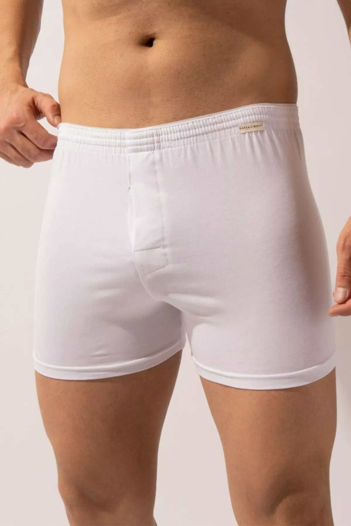 2-Pack Basic New Modal Loose Fit Men's Boxer White/White