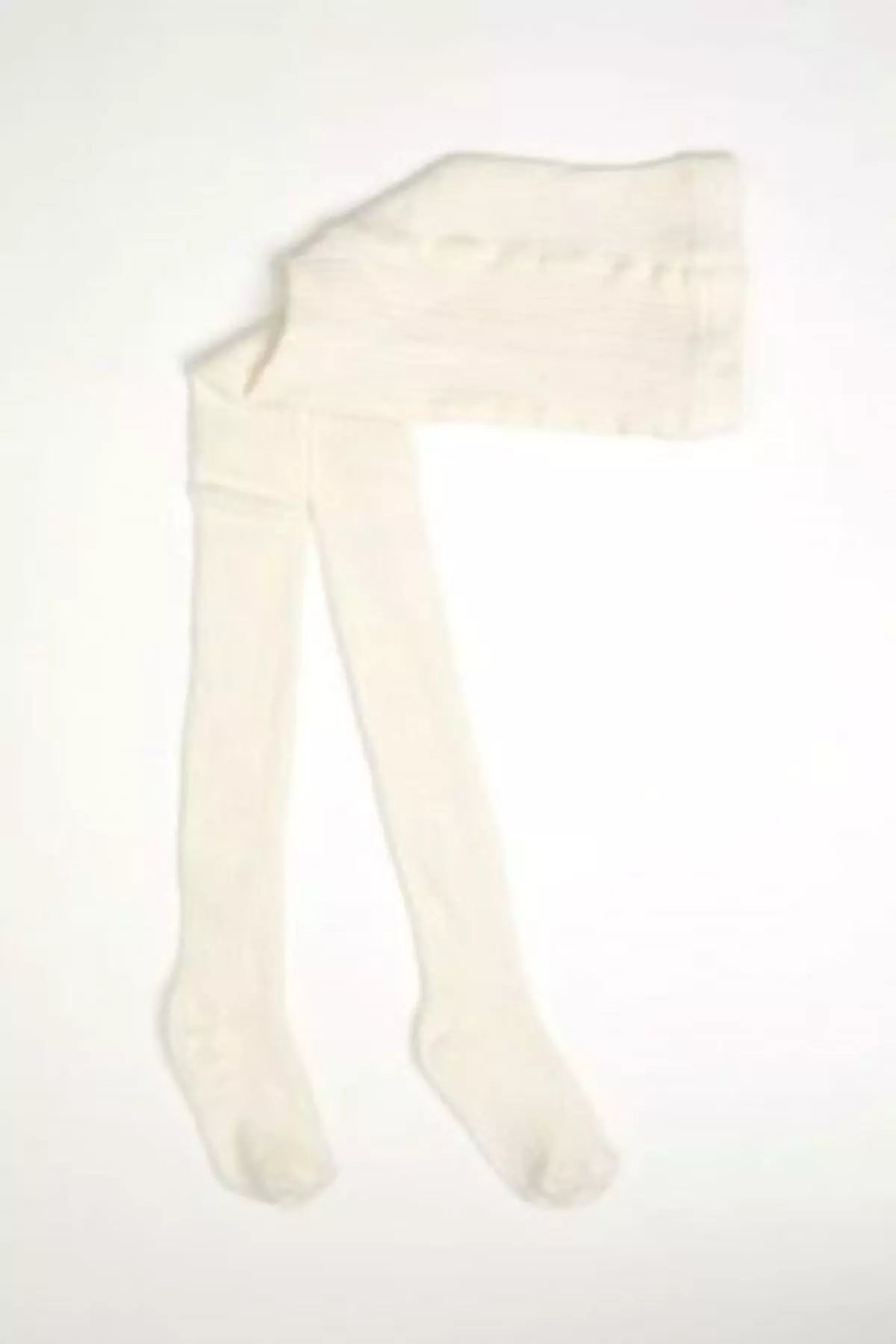 Girl's Cream Knitted Socks