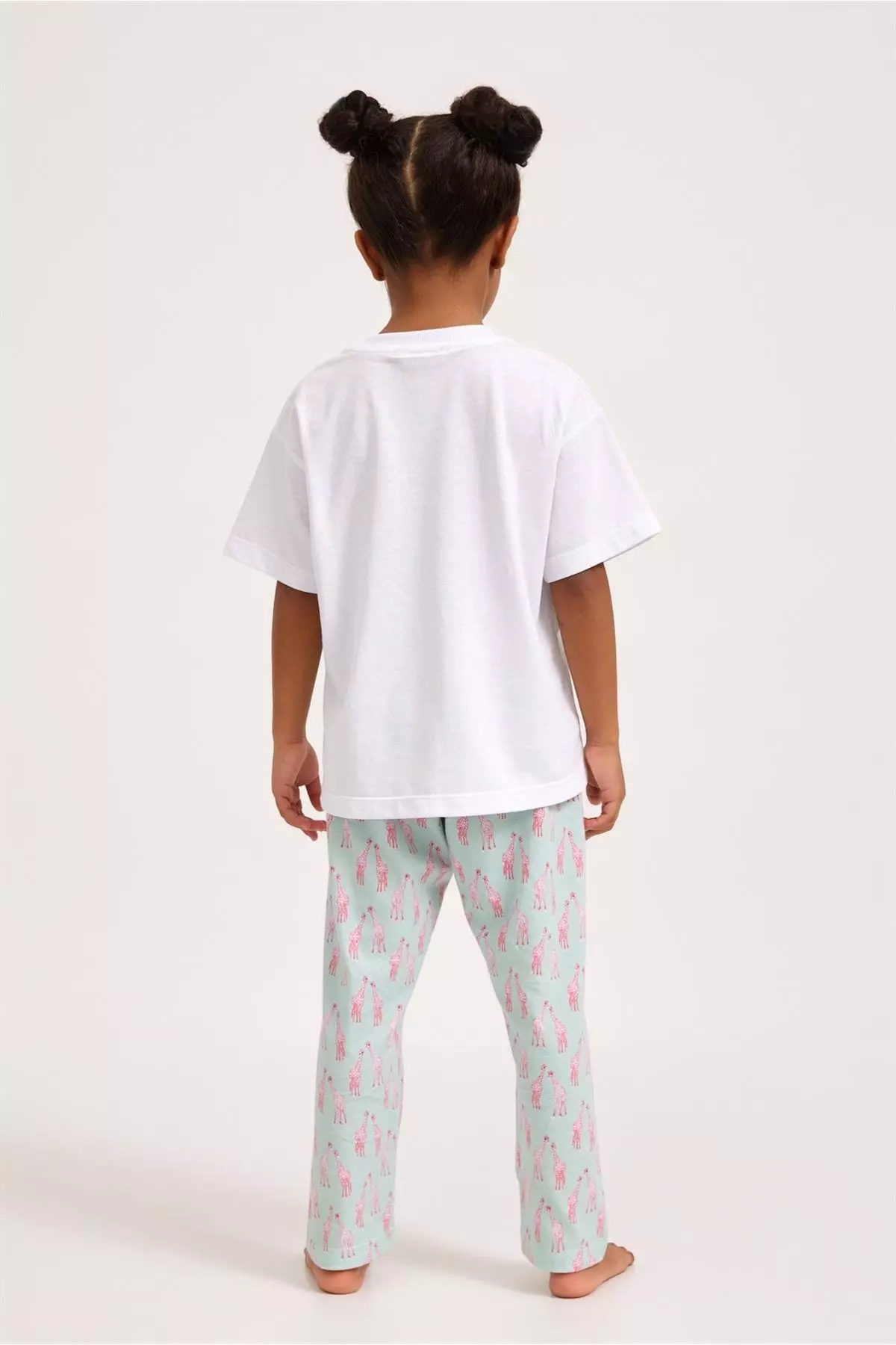 Fun Giraffe Girl Child T-shirt White