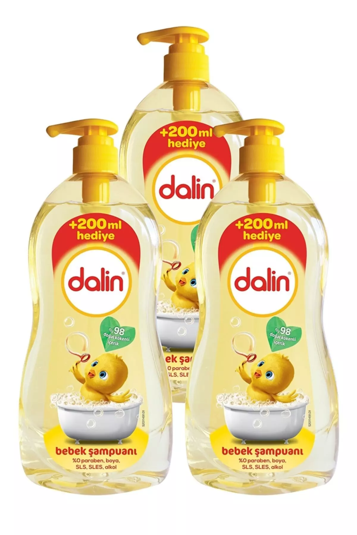 Shampoo Classic 700 ml + 200 ml X 3 Pieces