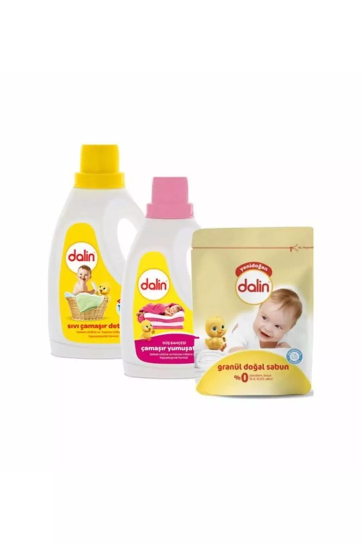 Liquid Detergent 1500ml Fabric Softener 1500ml Granules 1,000 gr