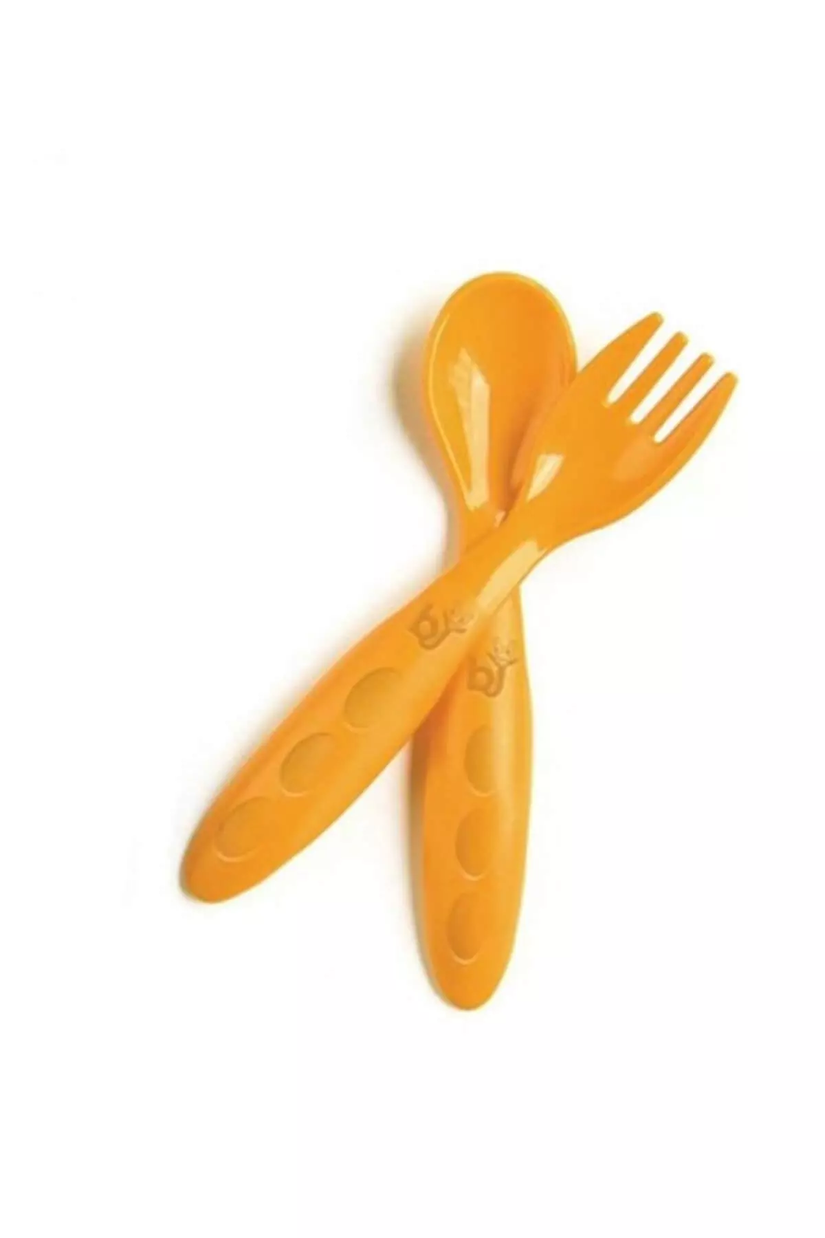 Baby Spoon Fork Set Yellow