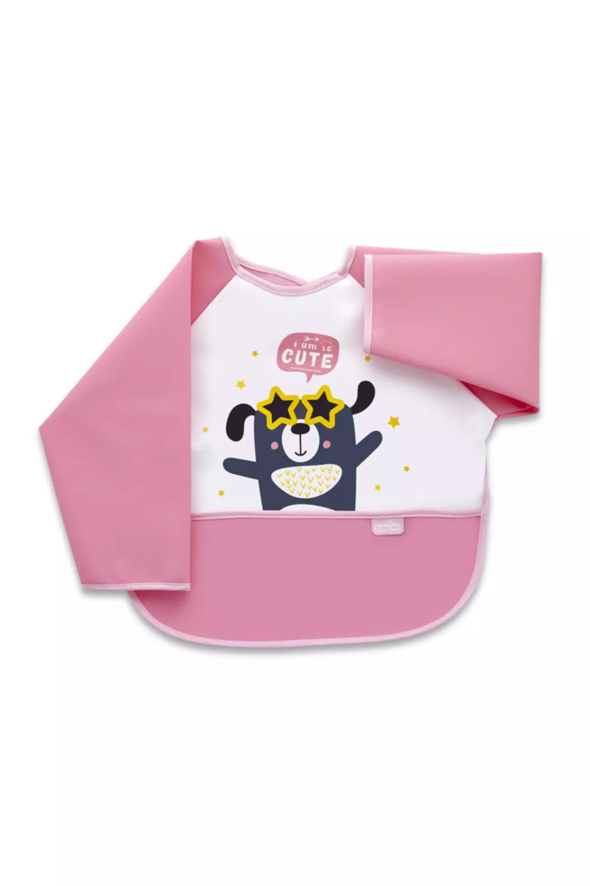 Pink Front Zippered Raincoat with Hood