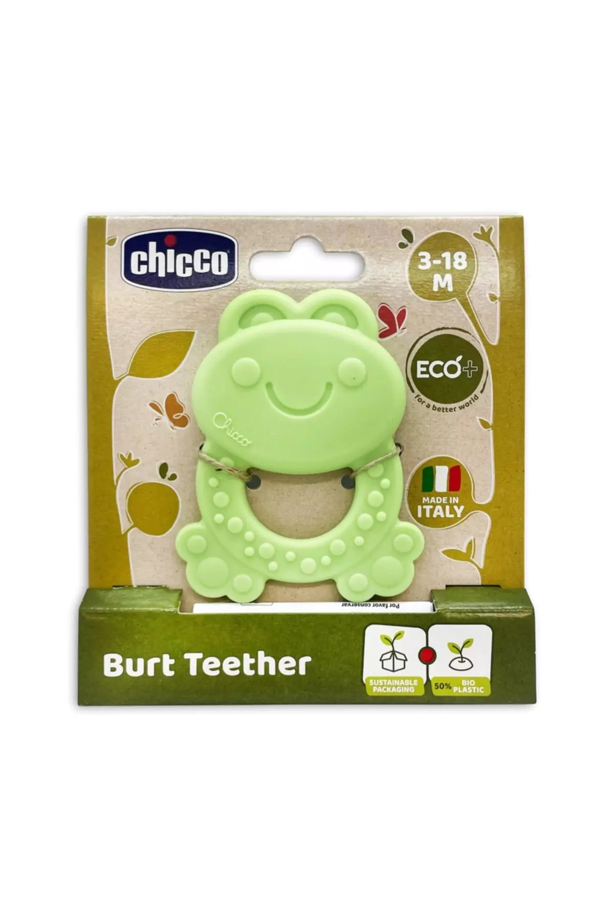 Burt Toothbrush 3-18 Months - Green