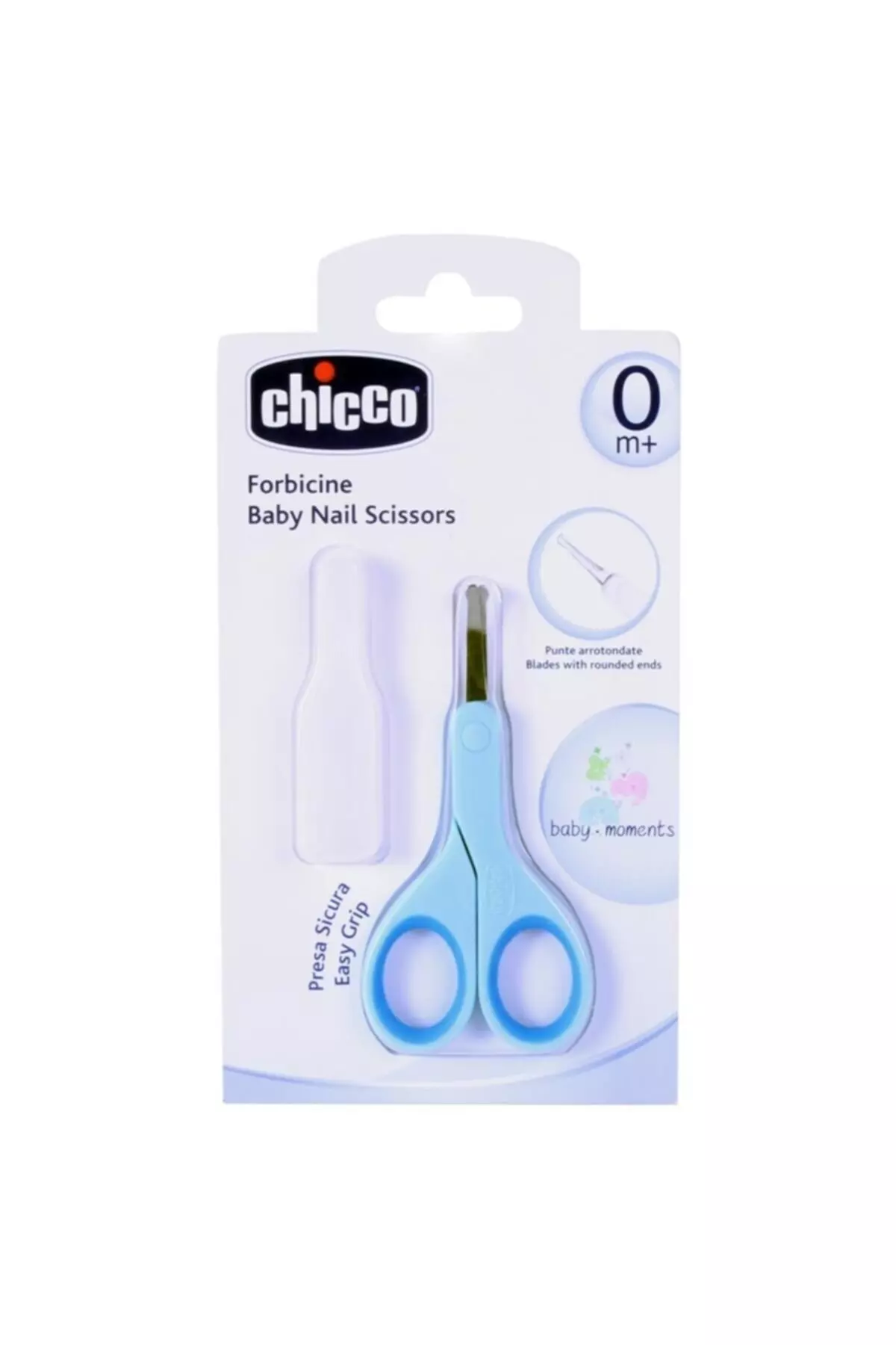 Covered Nail Scissors - Blue