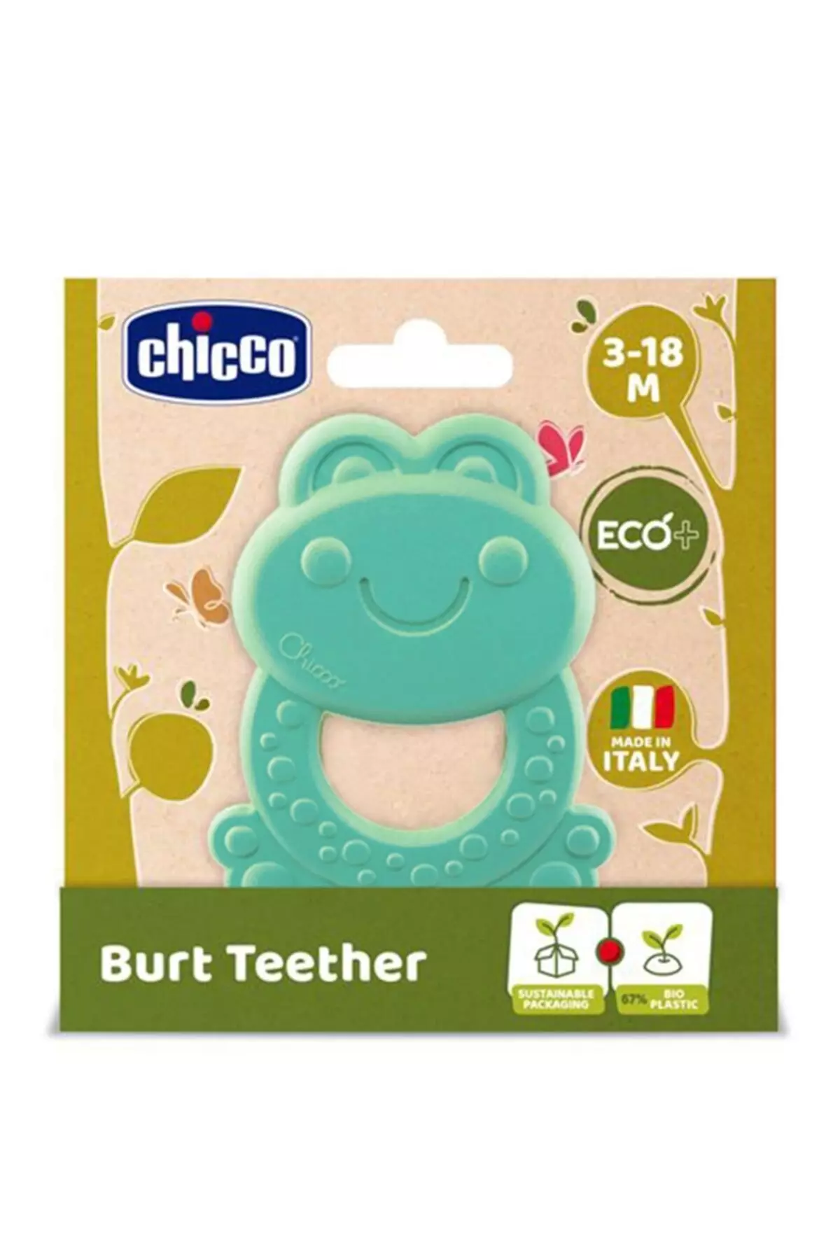 Chicco Burt Tooth Scraper 3-18 Months - Blue