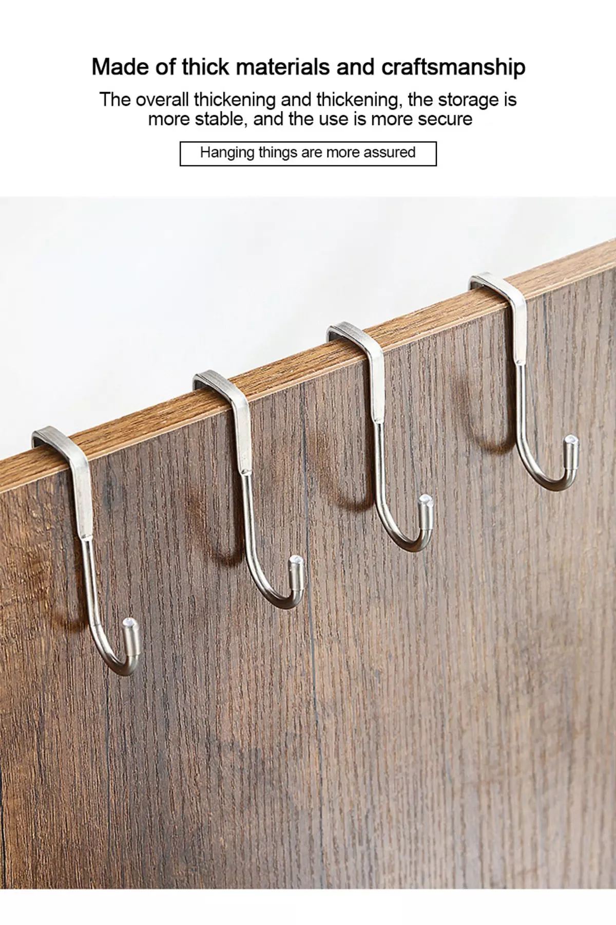 2 Hook Wardrobe Hanger Black Vg-061 -m3