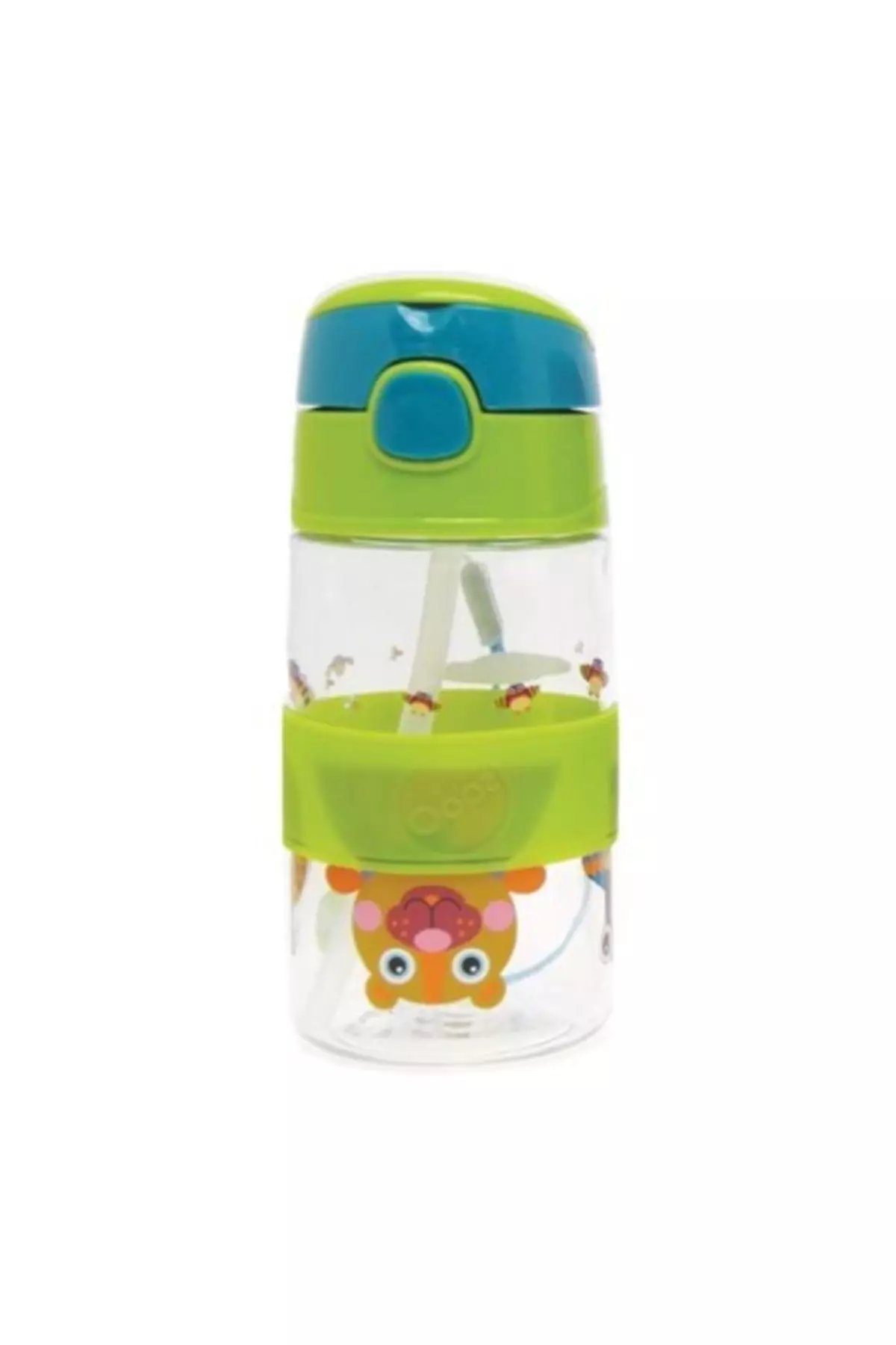 Forest with a Straw Water Bottle