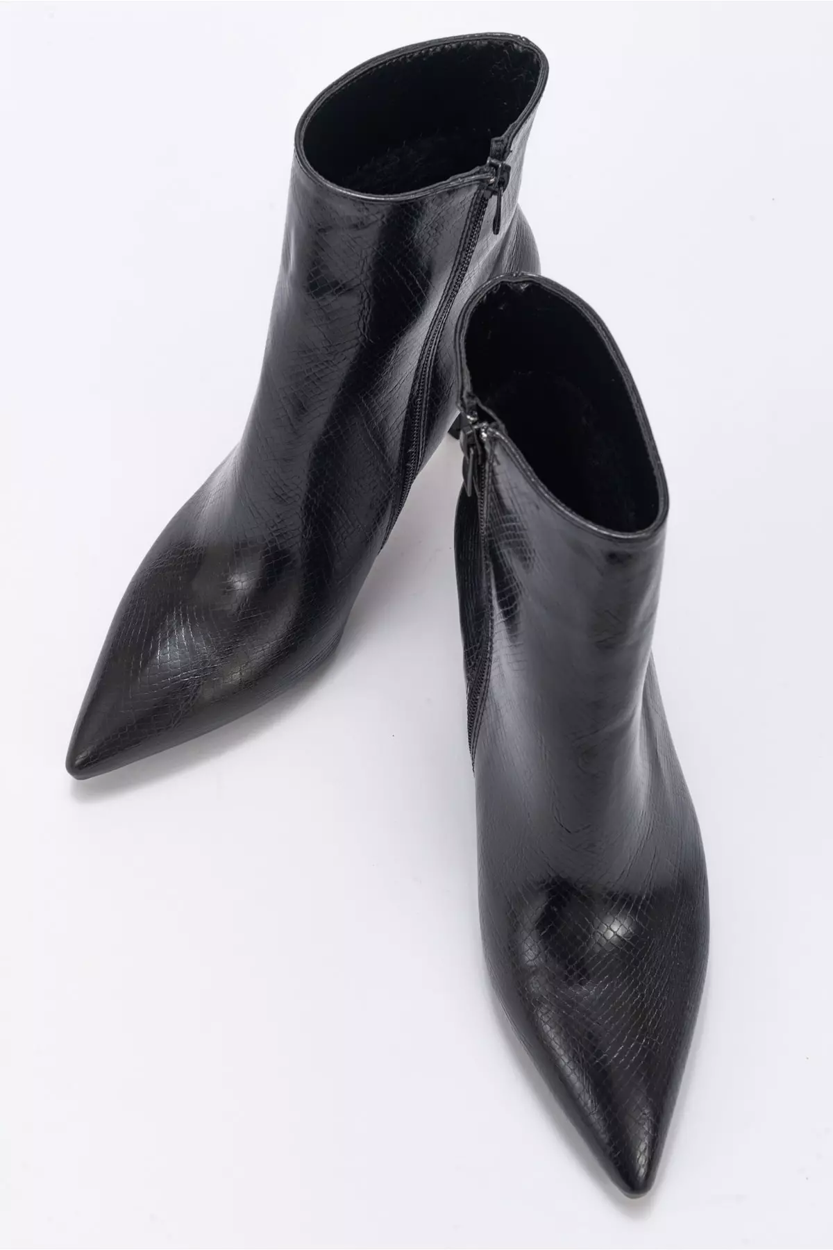 Raison Black Patterned Women's Boot