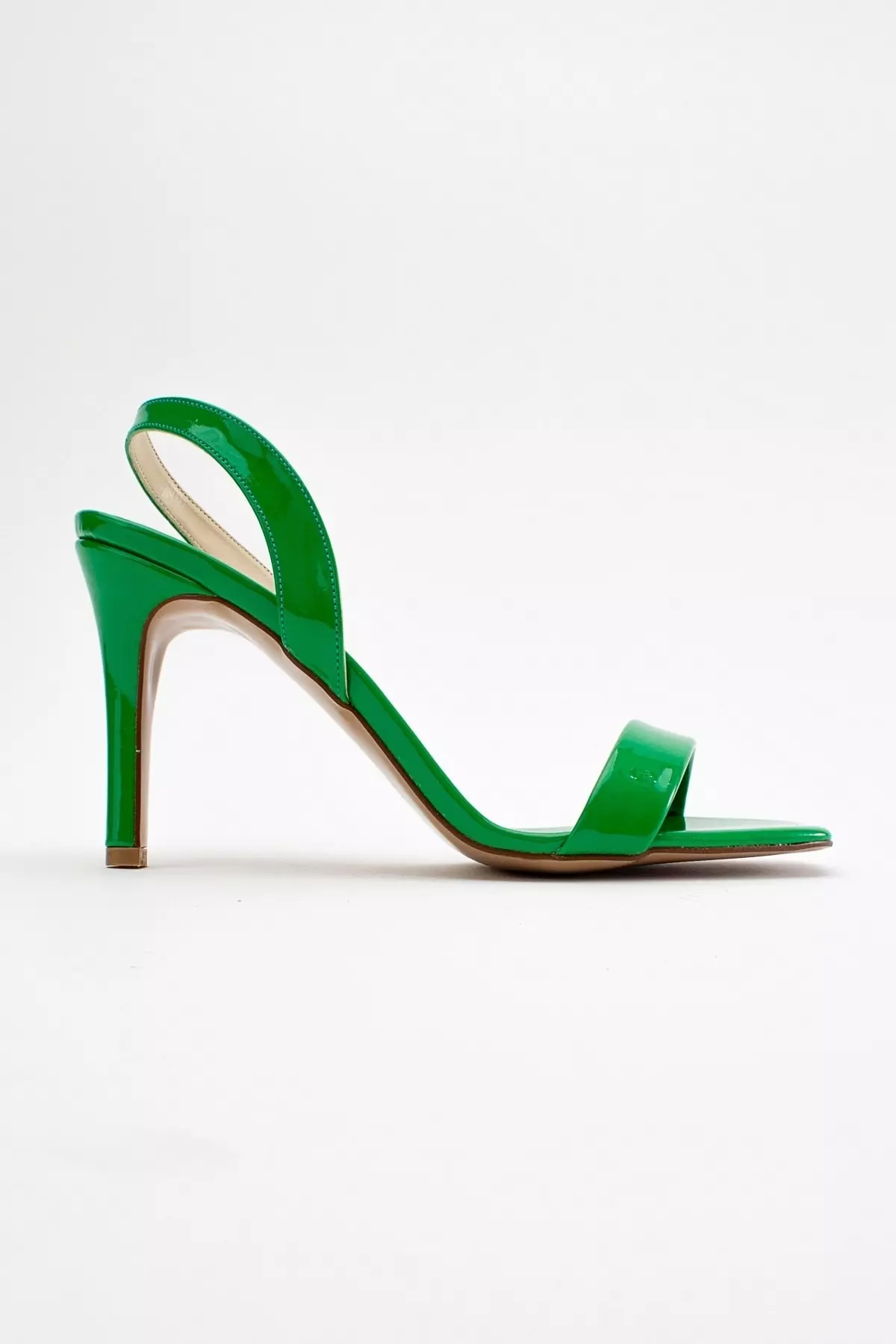 Sims Green Patent Leather Women's High Heels