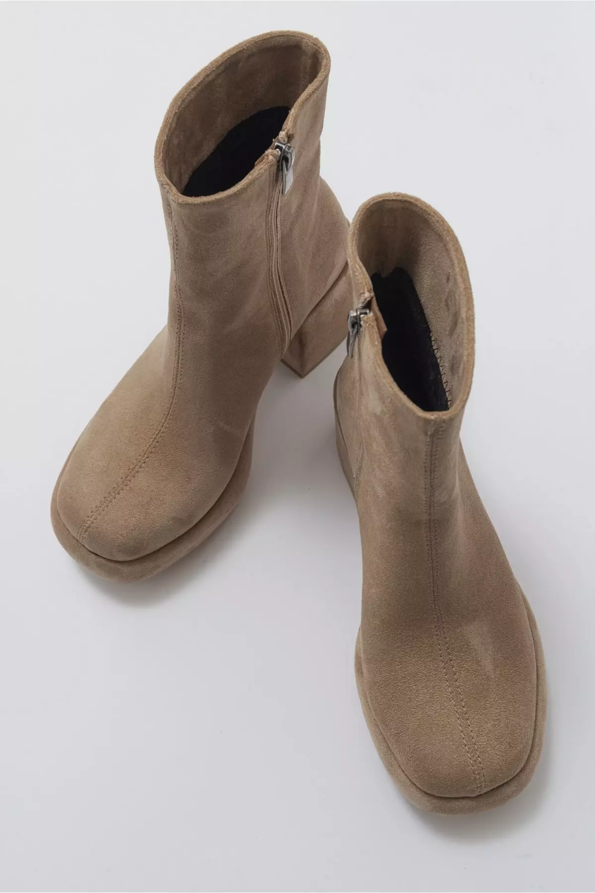 Dark Beige Women's High Heels